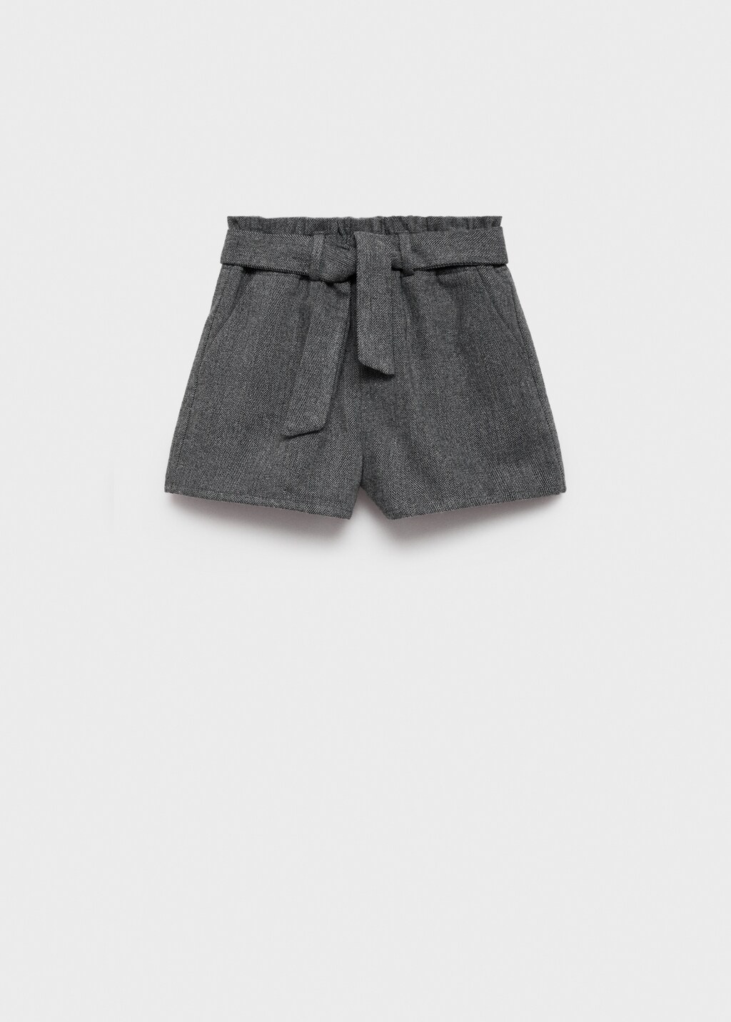 Paperbag shorts with bow - Kids | MANGO USA Paperbag shorts with bow - Kids | MANGO USA