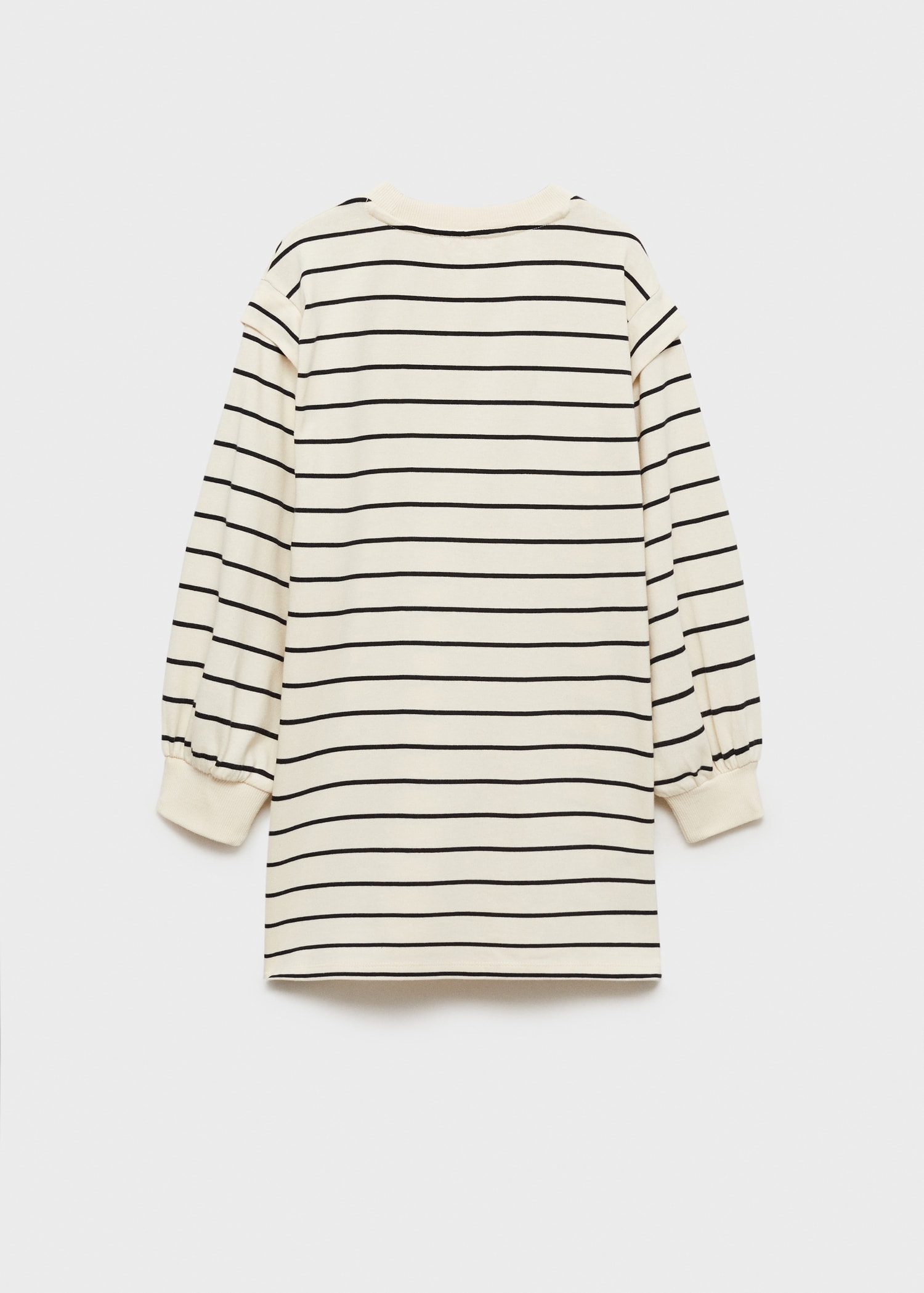 Striped cotton dress - Reverse of the article