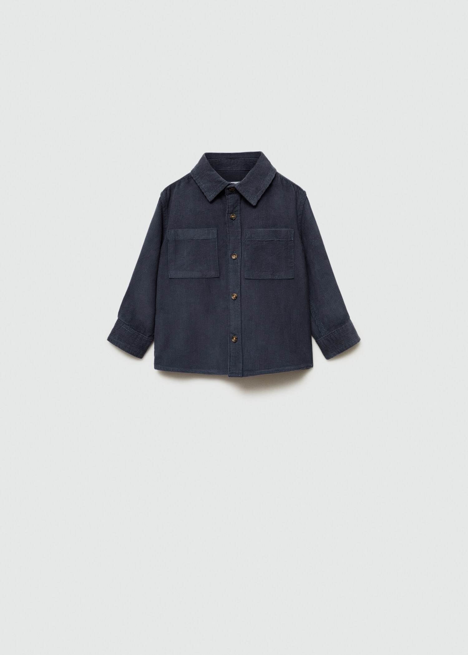 Corduroy overshirt pocket - Article without model