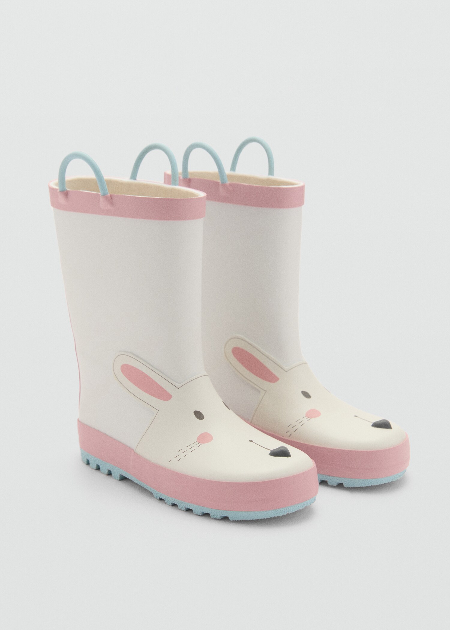 Bottes de pluie lapin - Plan moyen