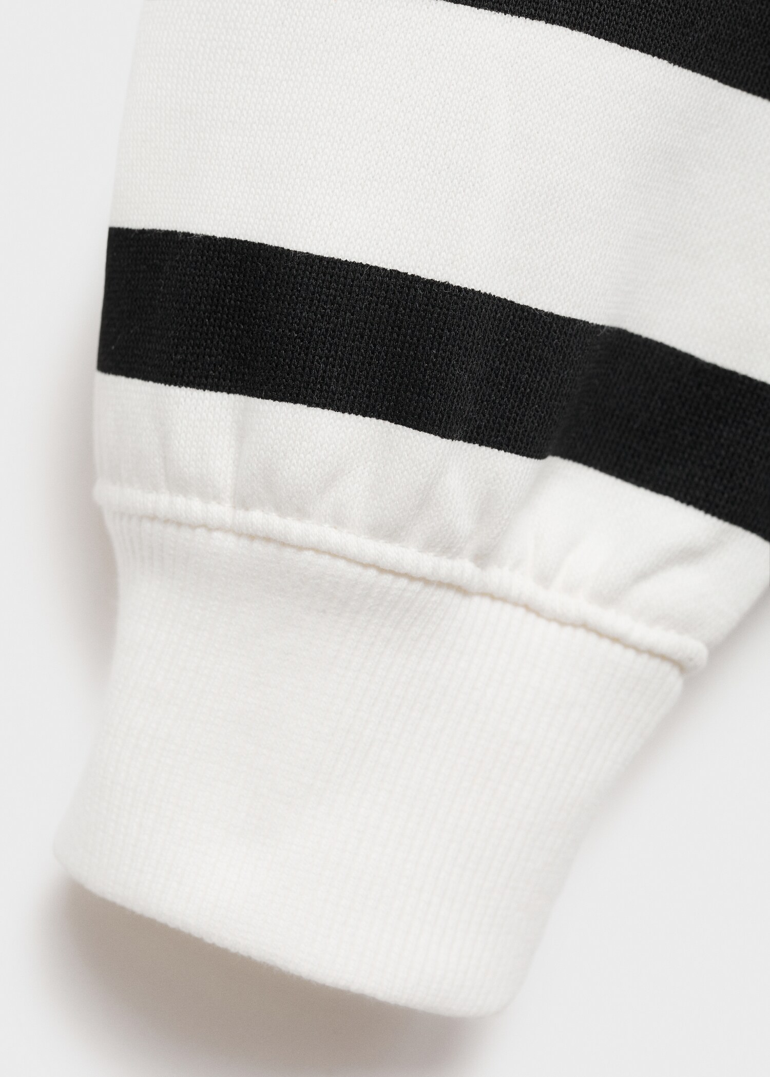 Sweat-shirt rayures détail brodé - Détail de l'article 0