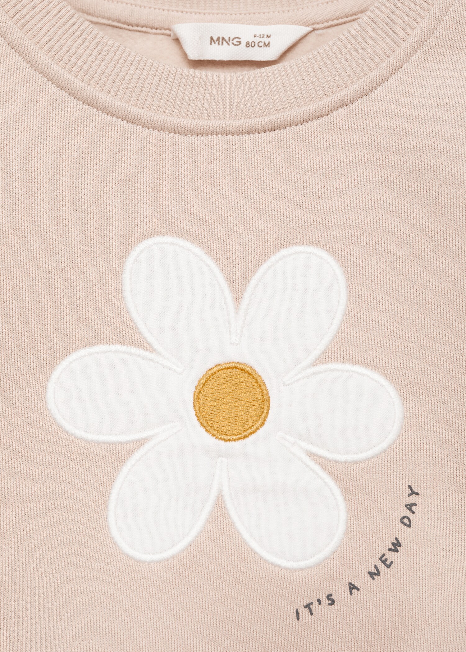 Embossed flower sweatshirt - Details of the article 8