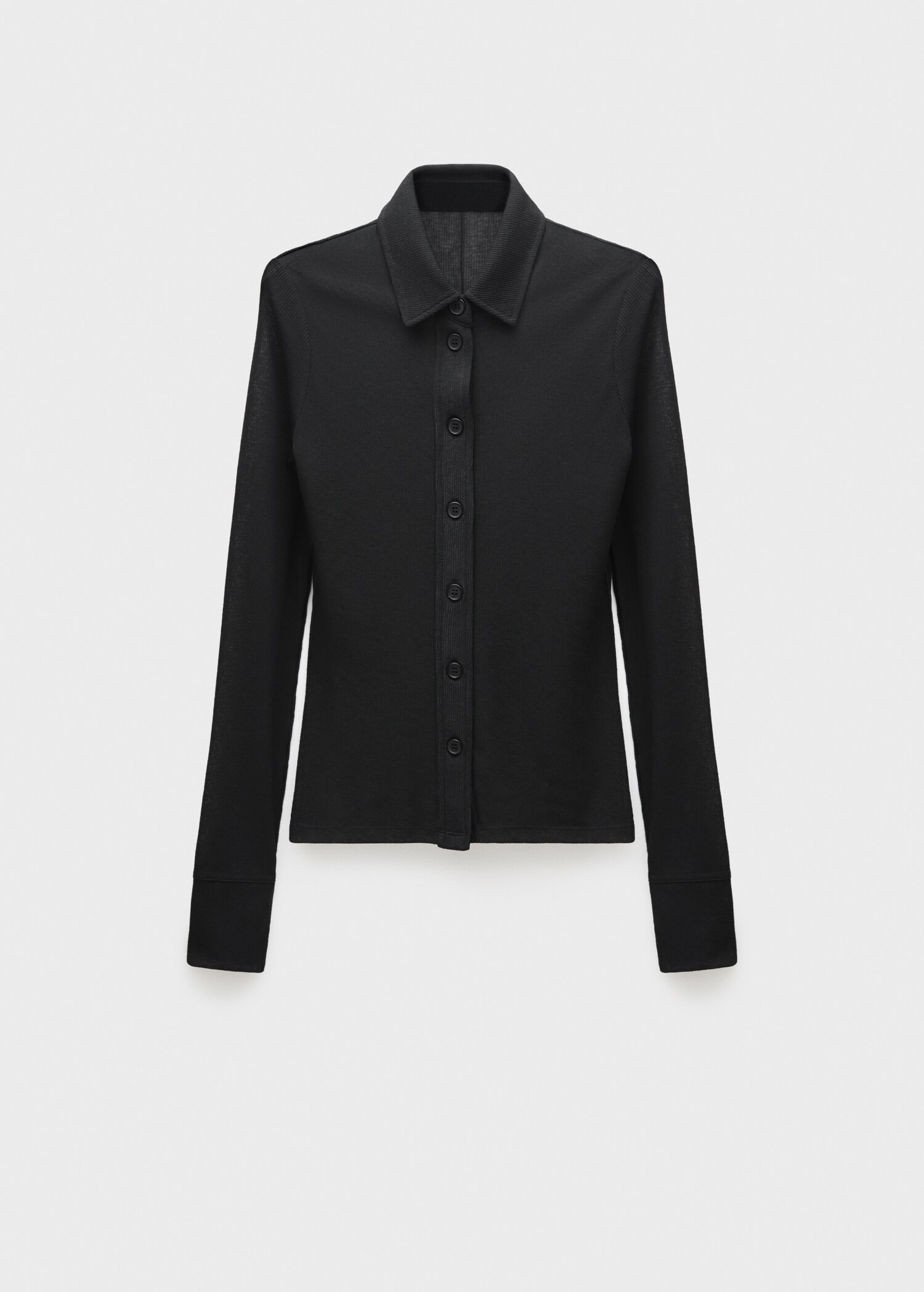 Long-sleeved fitted shirt - Article without model