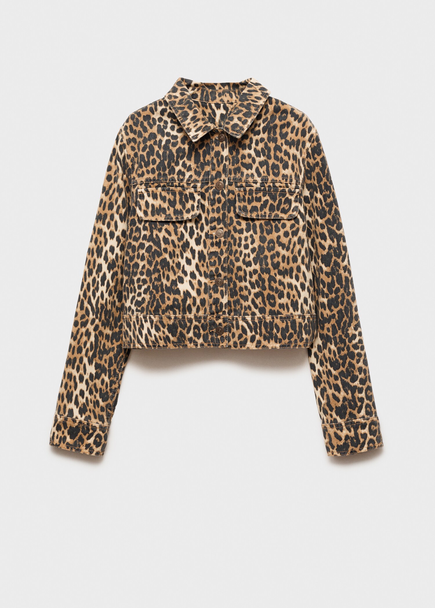 Cazadora vaquera leopardo - Artículo sin modelo