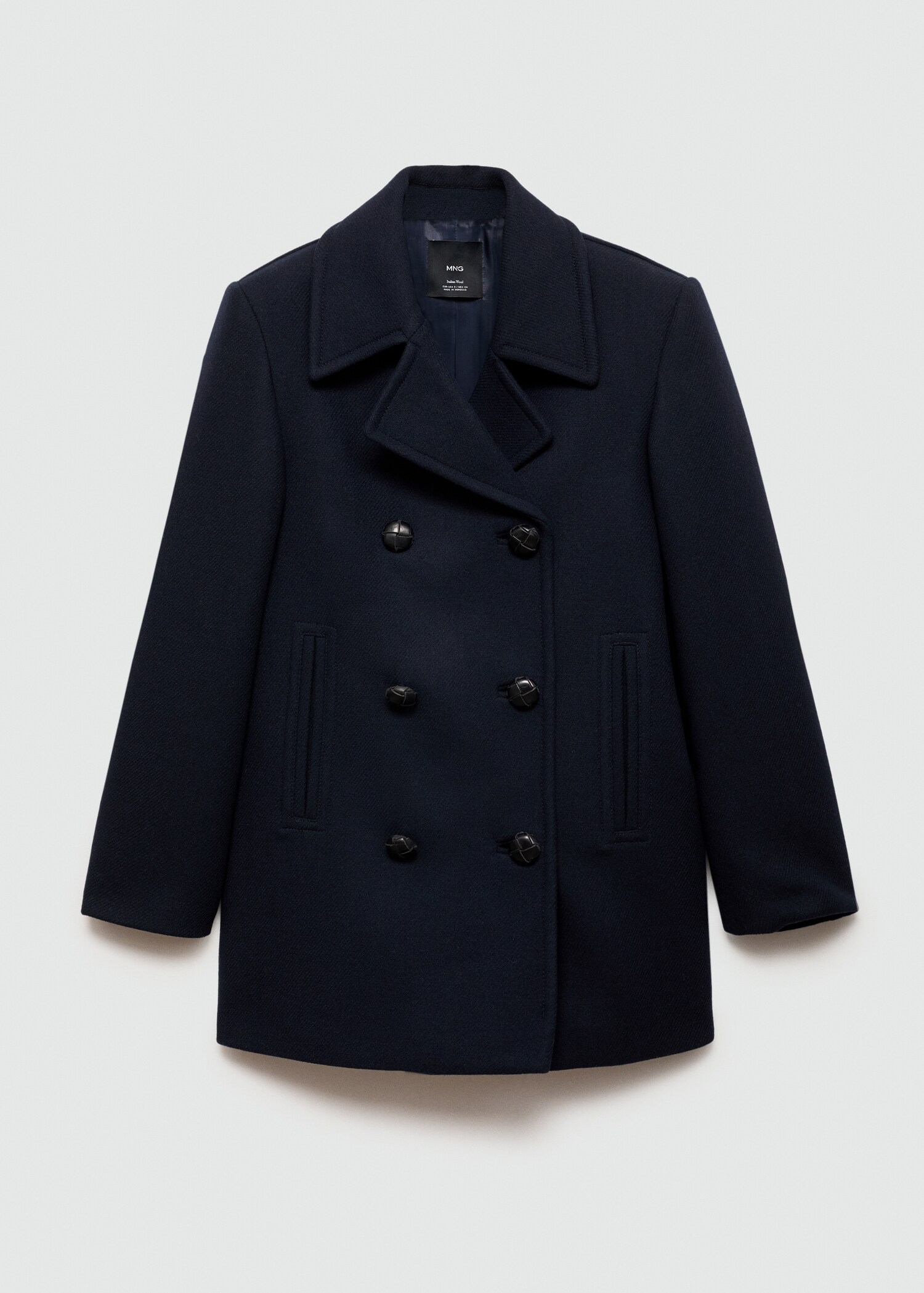 Manteau laine oversize structuré - Article sans modèle
