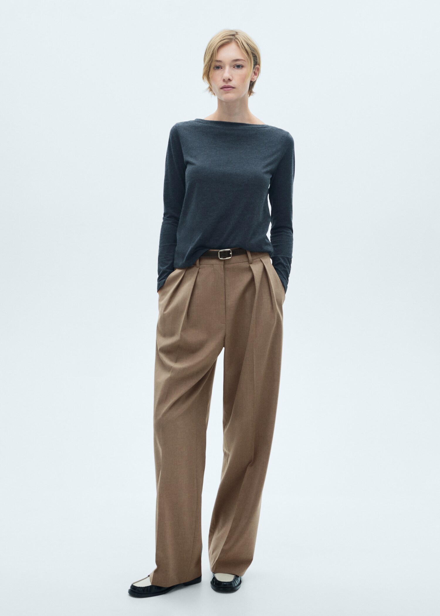 Wool suit trousers - Details of the article 2