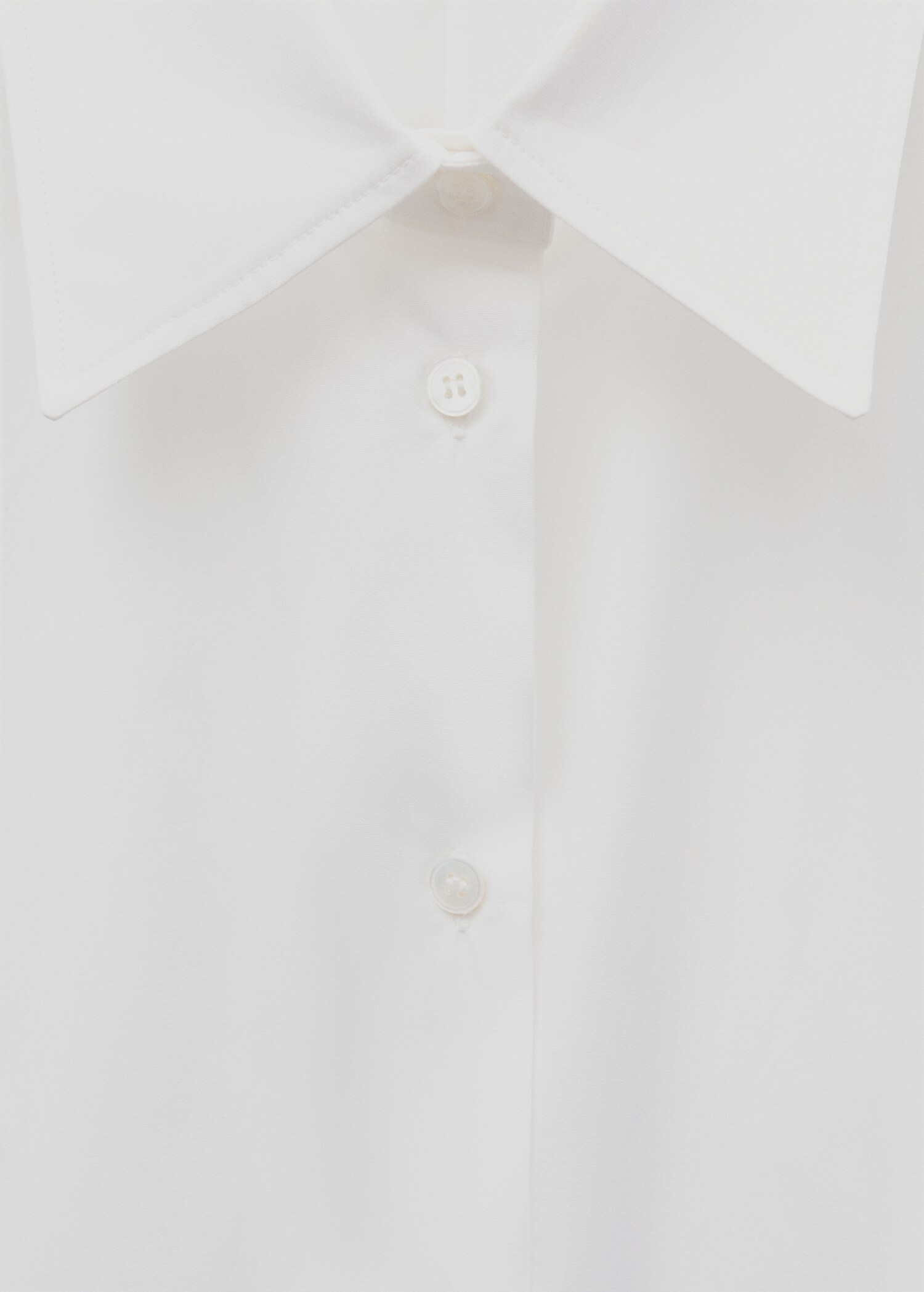 Cotton shirt with pleated detail - Details of the article 8
