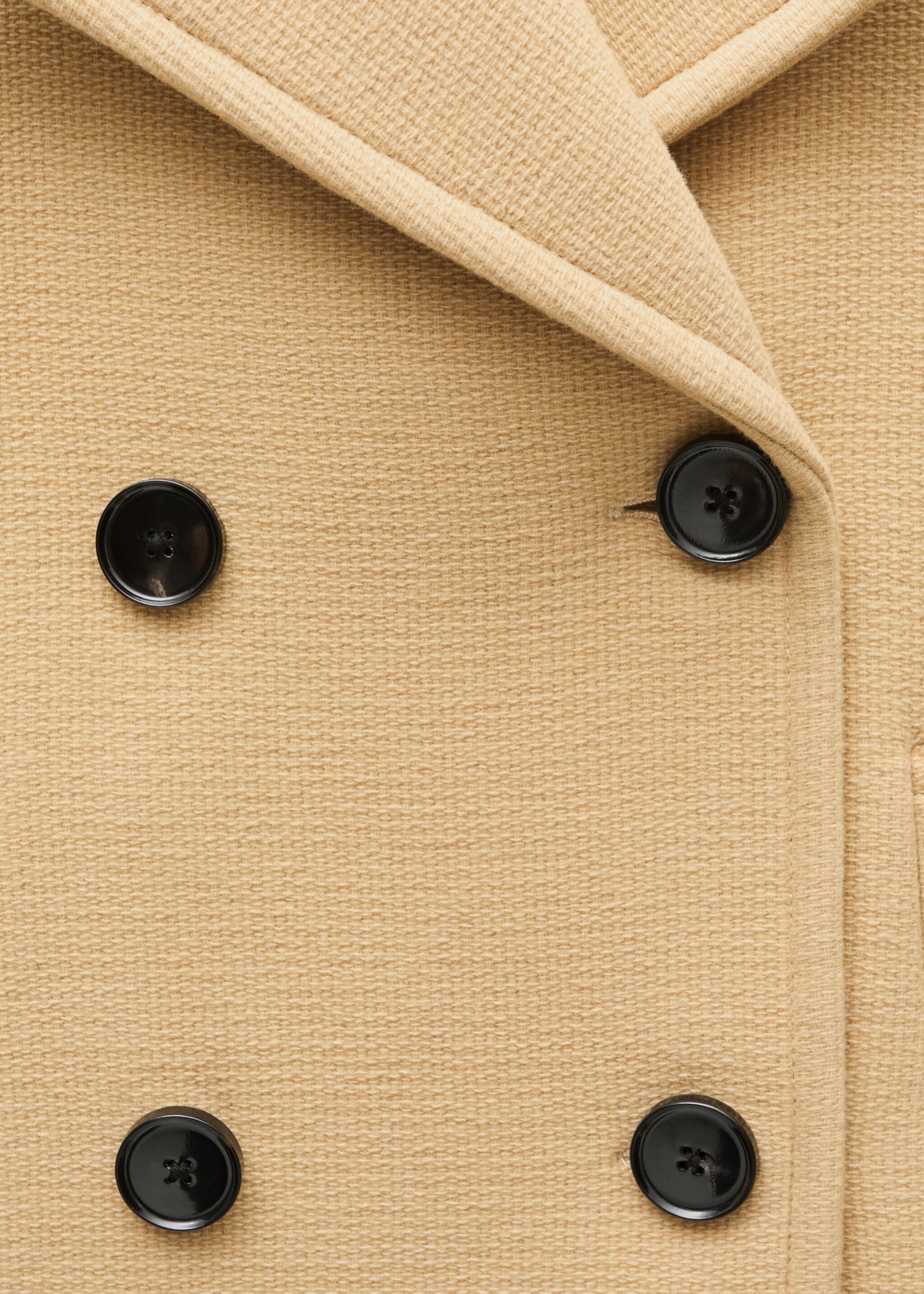 Double breasted virgin wool coat - Details of the article 0