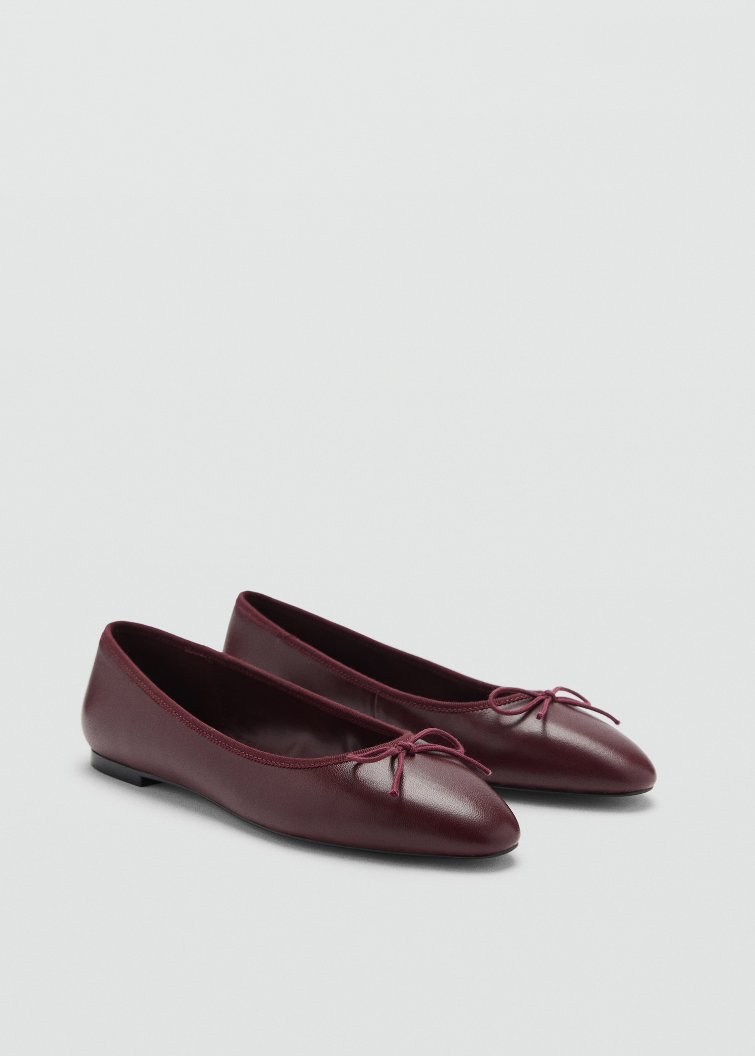 Leather ballet flats - Medium plane