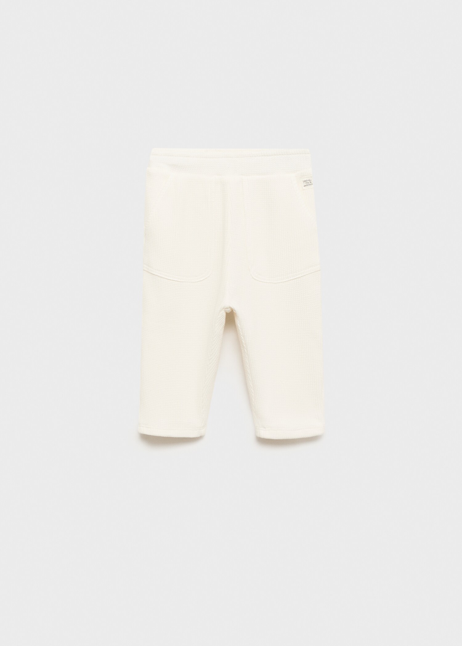 Straight-fit cotton trousers - Article without model
