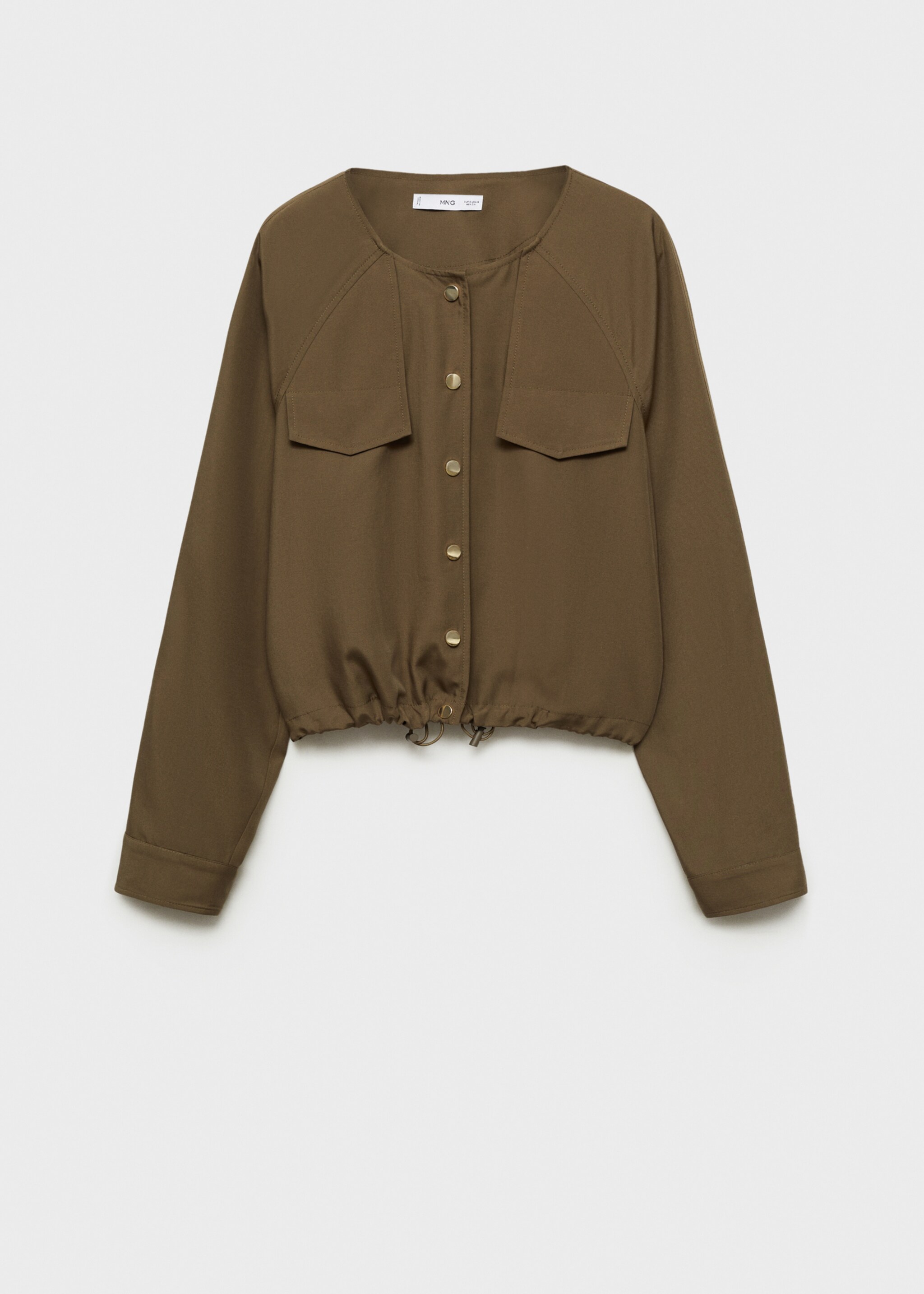 Chaqueta lyocell bolsillos - Artículo sin modelo