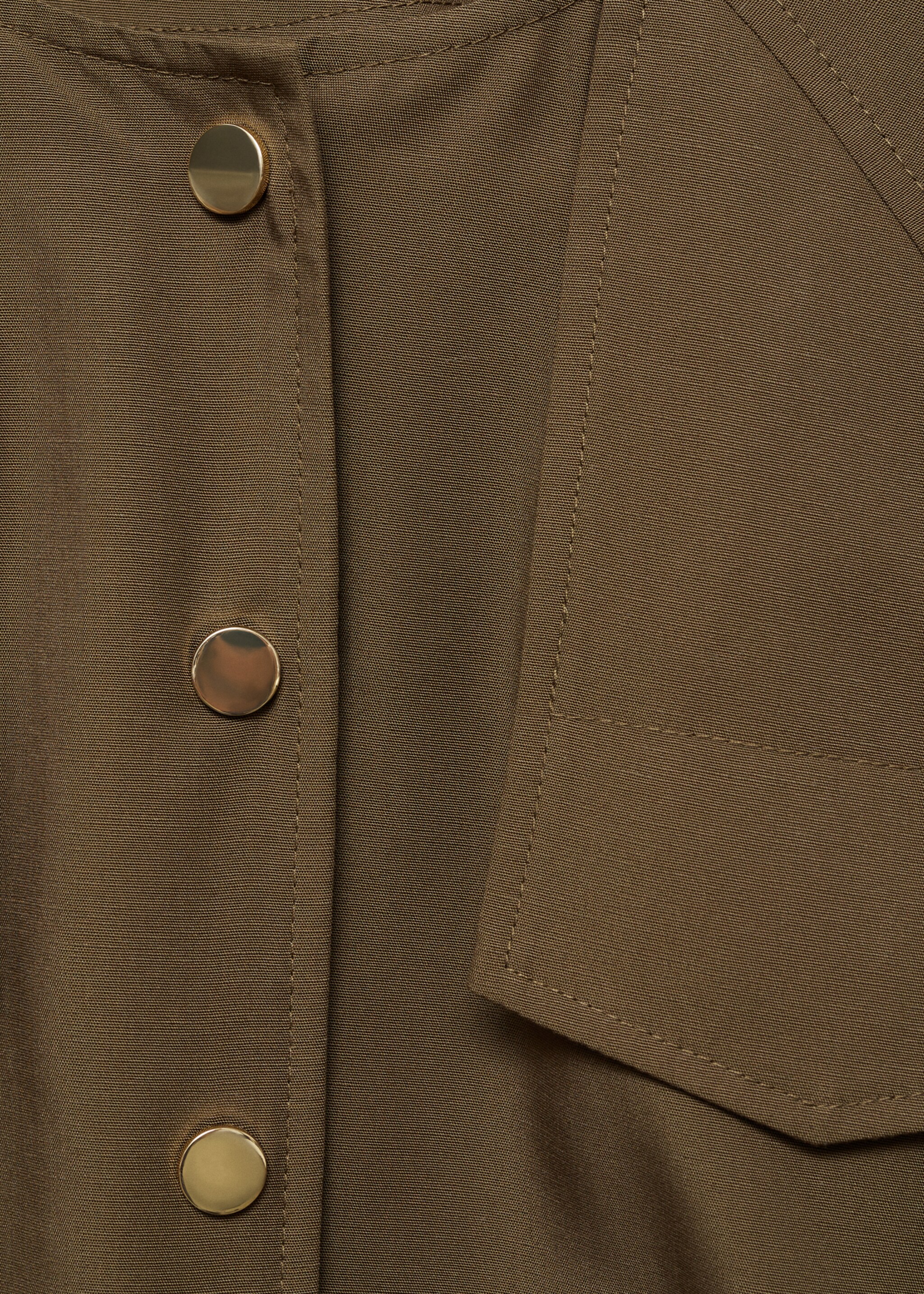 Chaqueta lyocell bolsillos - Detalle del artículo 8