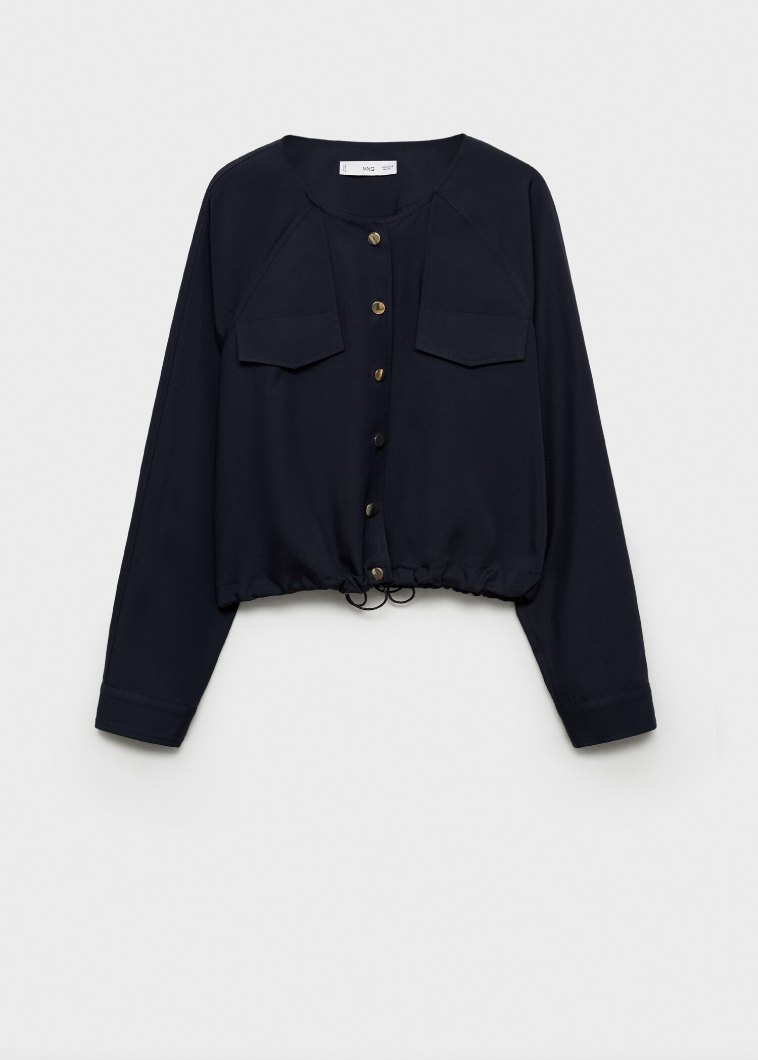 Chaqueta lyocell bolsillos - Artículo sin modelo