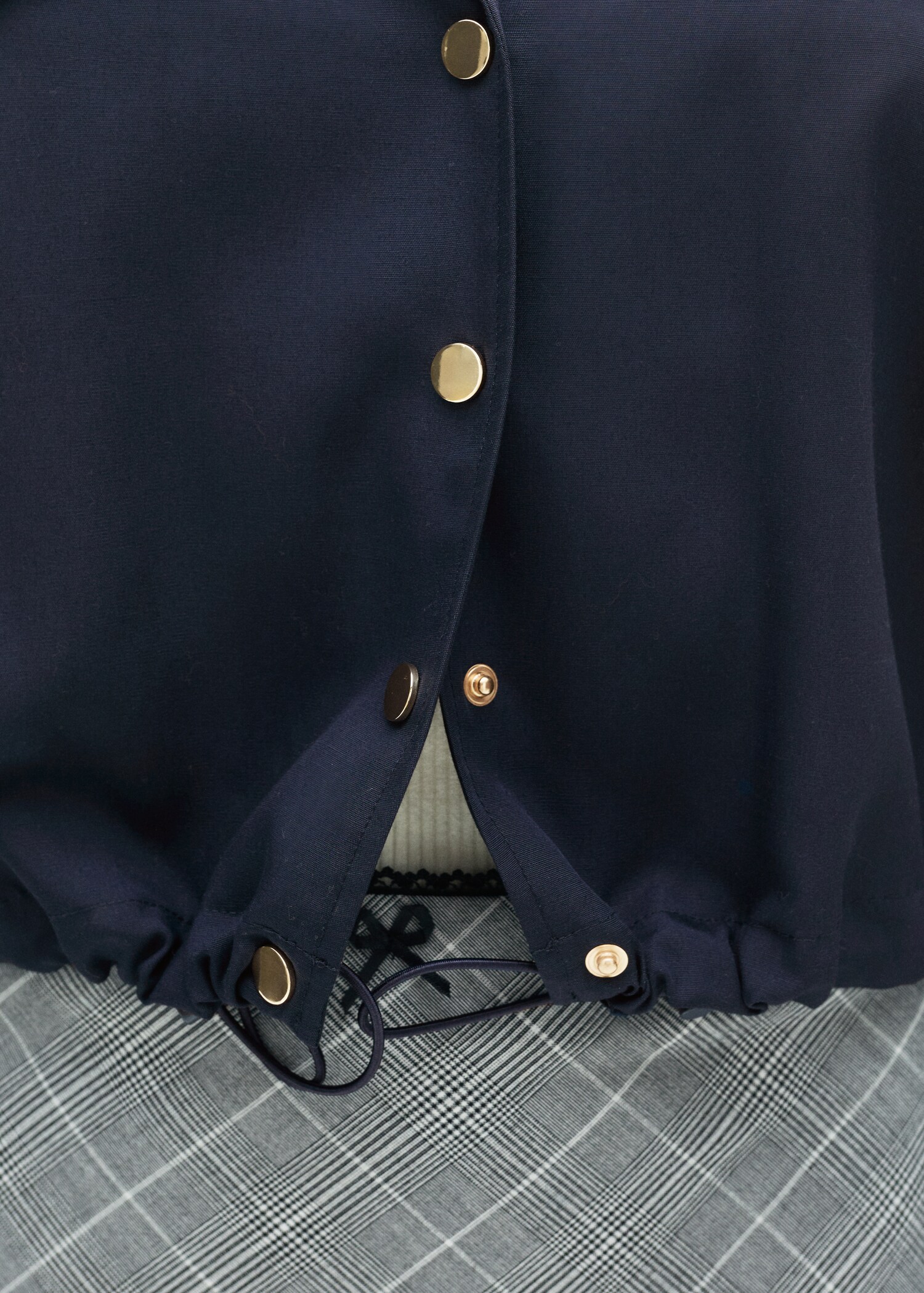 Chaqueta lyocell bolsillos - Detalle del artículo 6