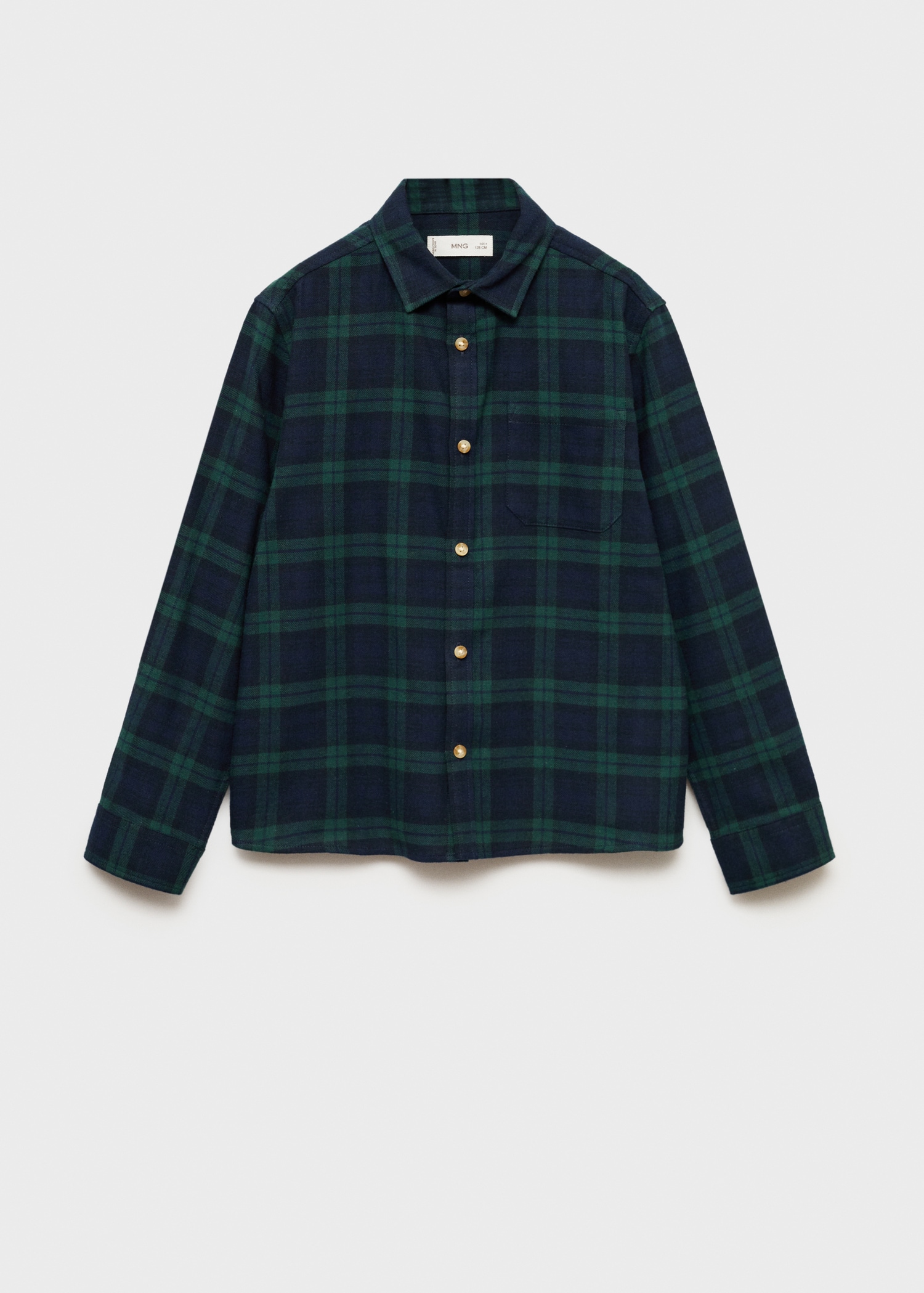 Check cotton shirt - Article without model