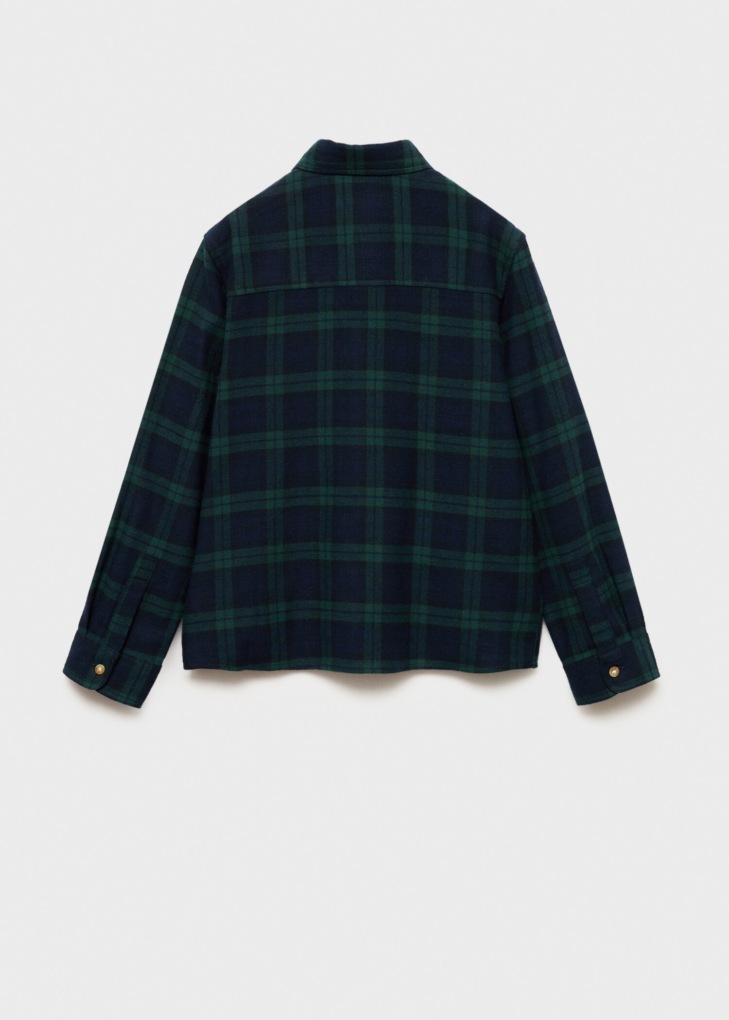 Check cotton shirt - Reverse of the article