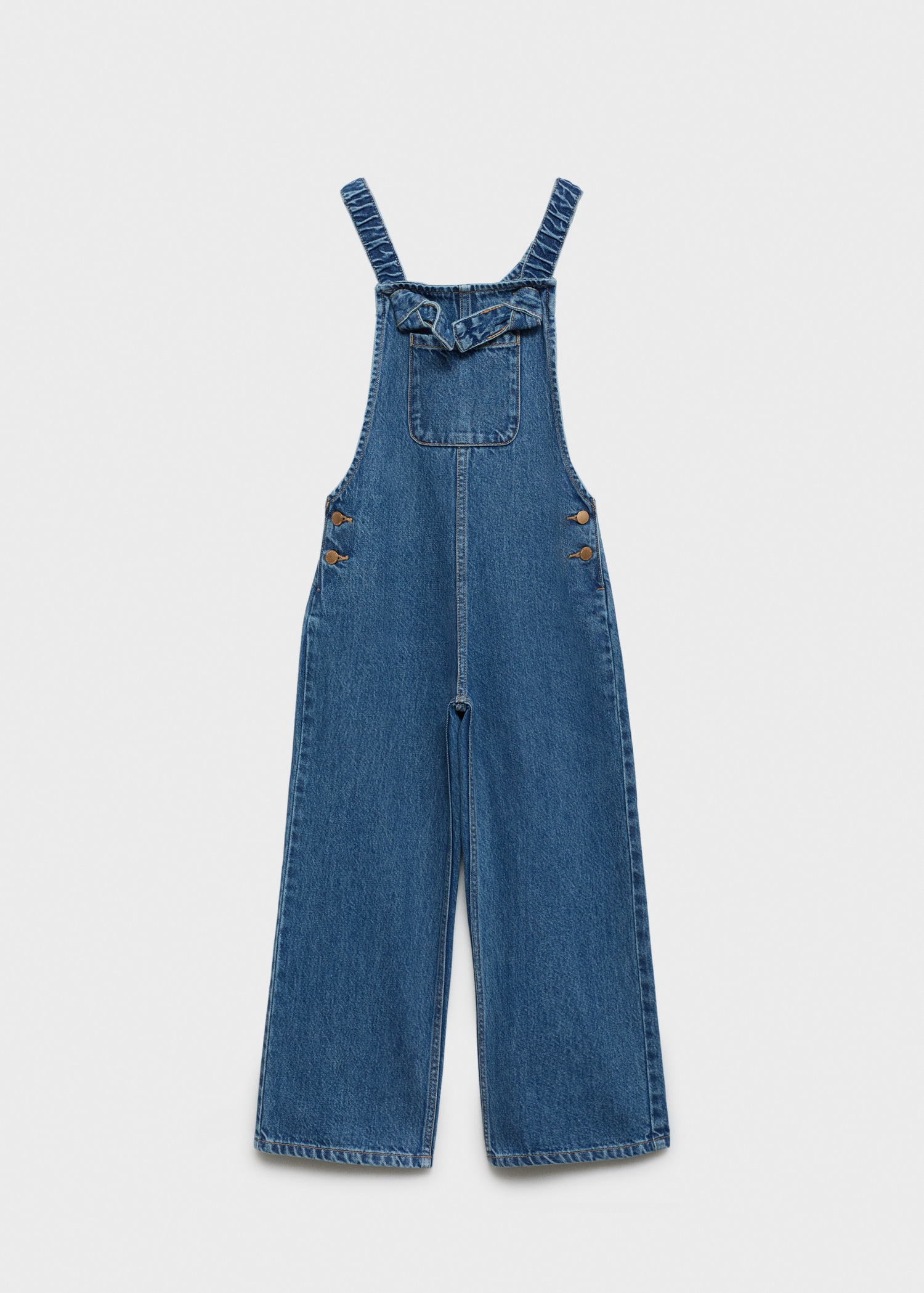Long denim dungarees - Article without model