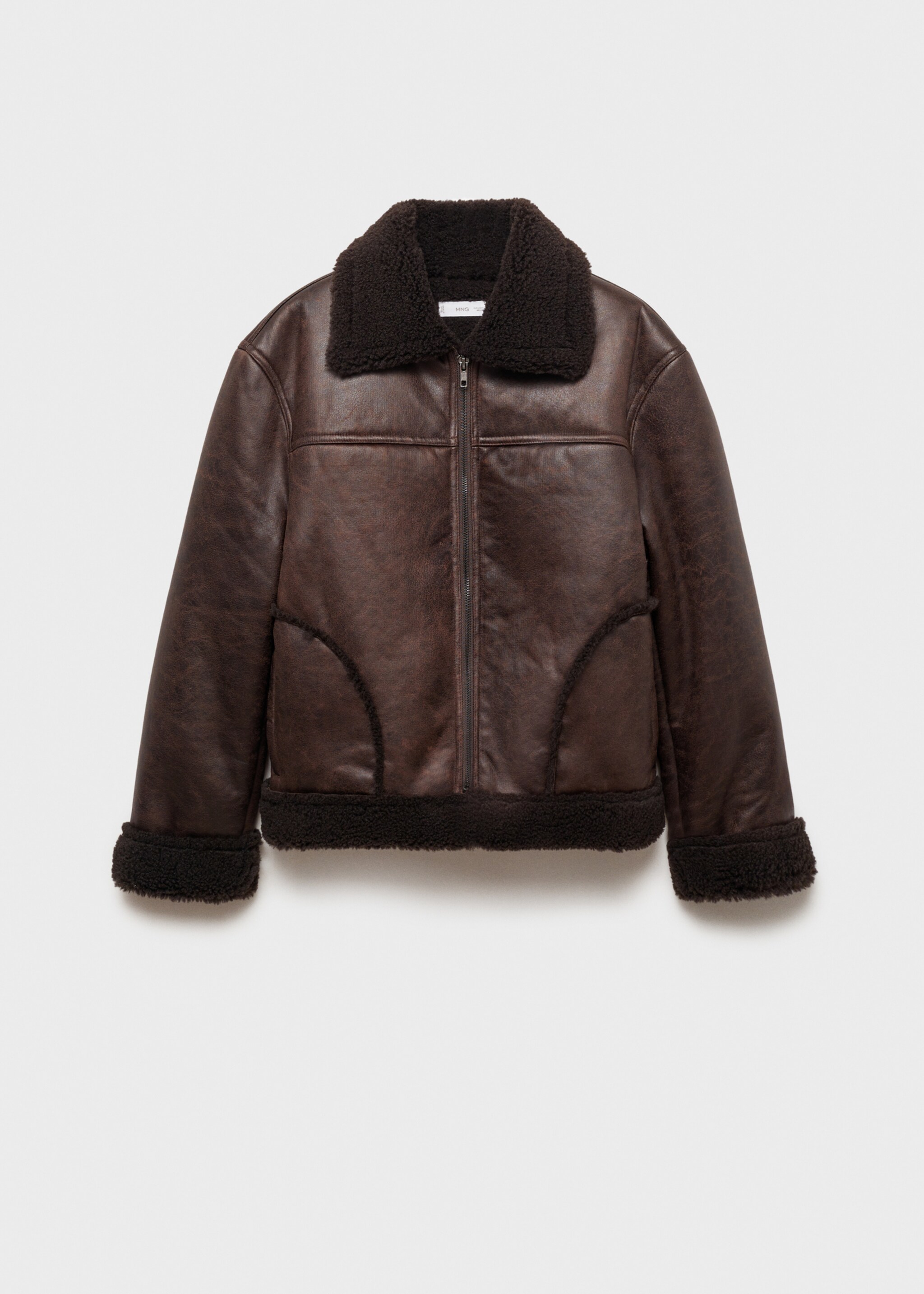 Sheepskin-effect jacket - Article without model