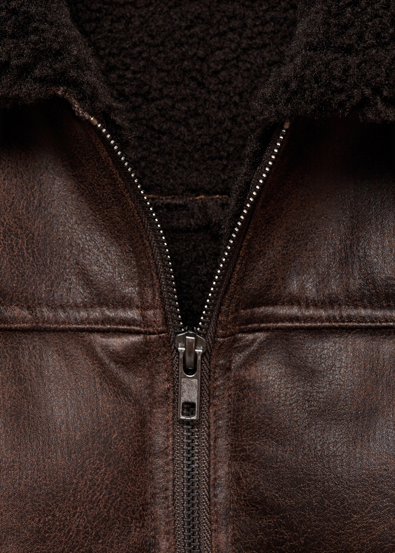 Sheepskin-effect jacket - Details of the article 8