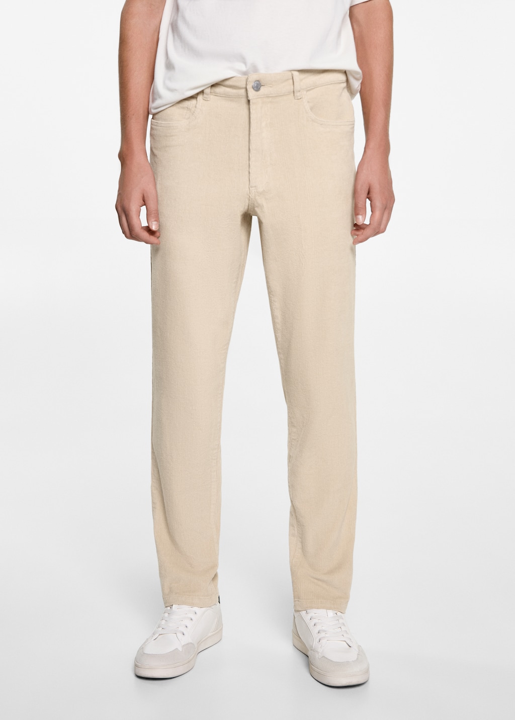 Slim fit corduroy trousers Teen MANGO Saudi Arabia