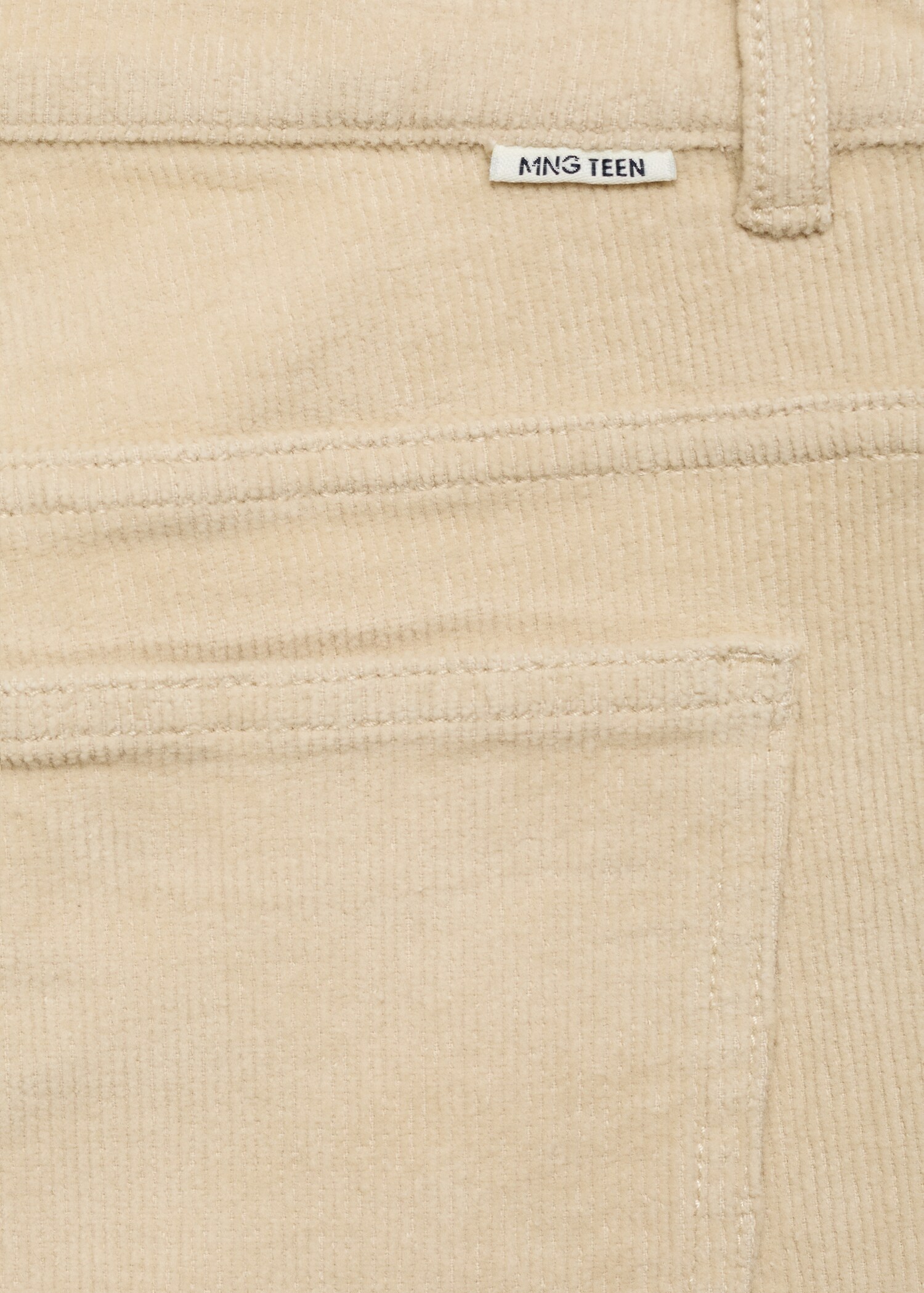 Slim fit corduroy trousers - Details of the article 0