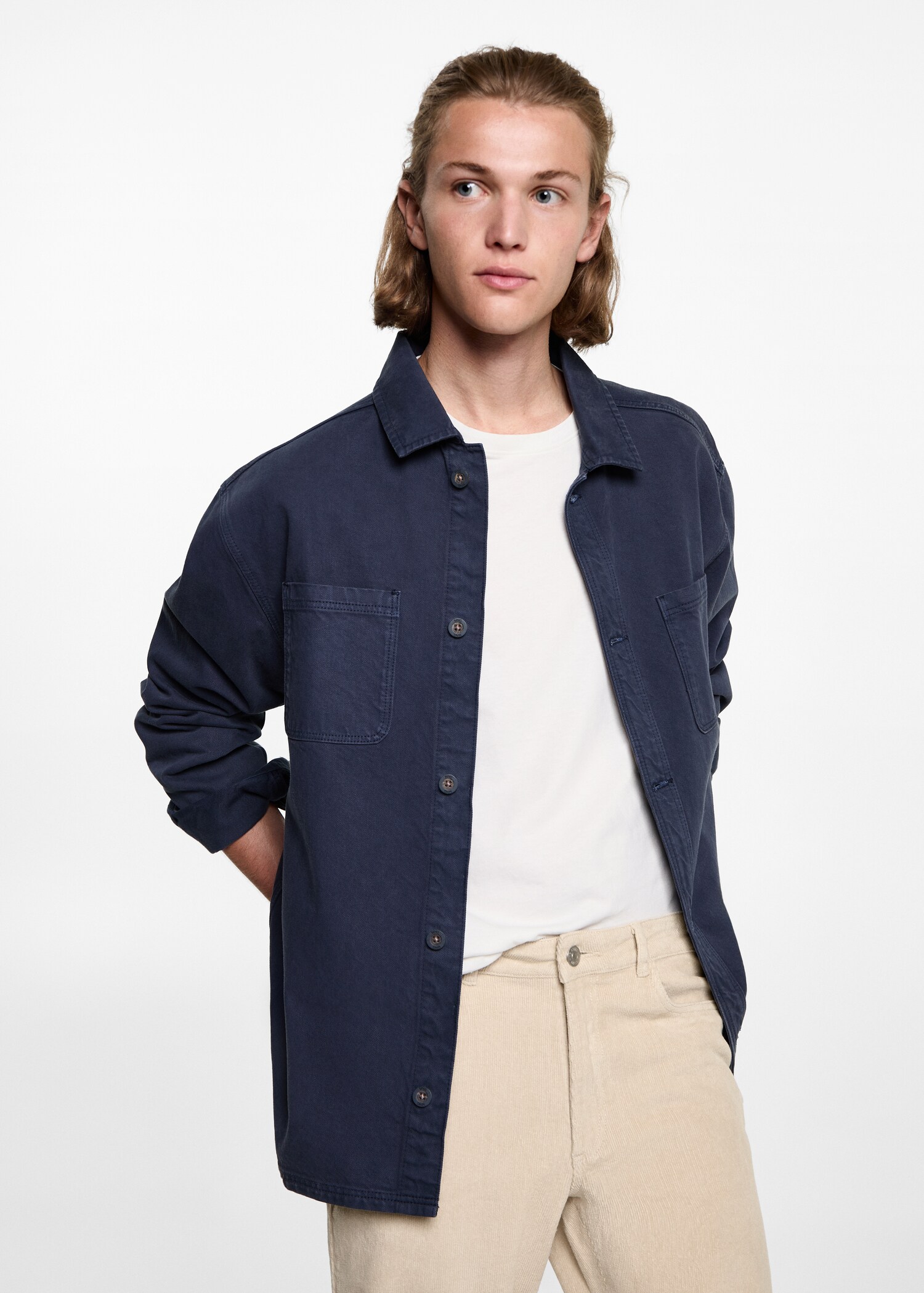Pantalón slim fit pana - Detalle del artículo 1
