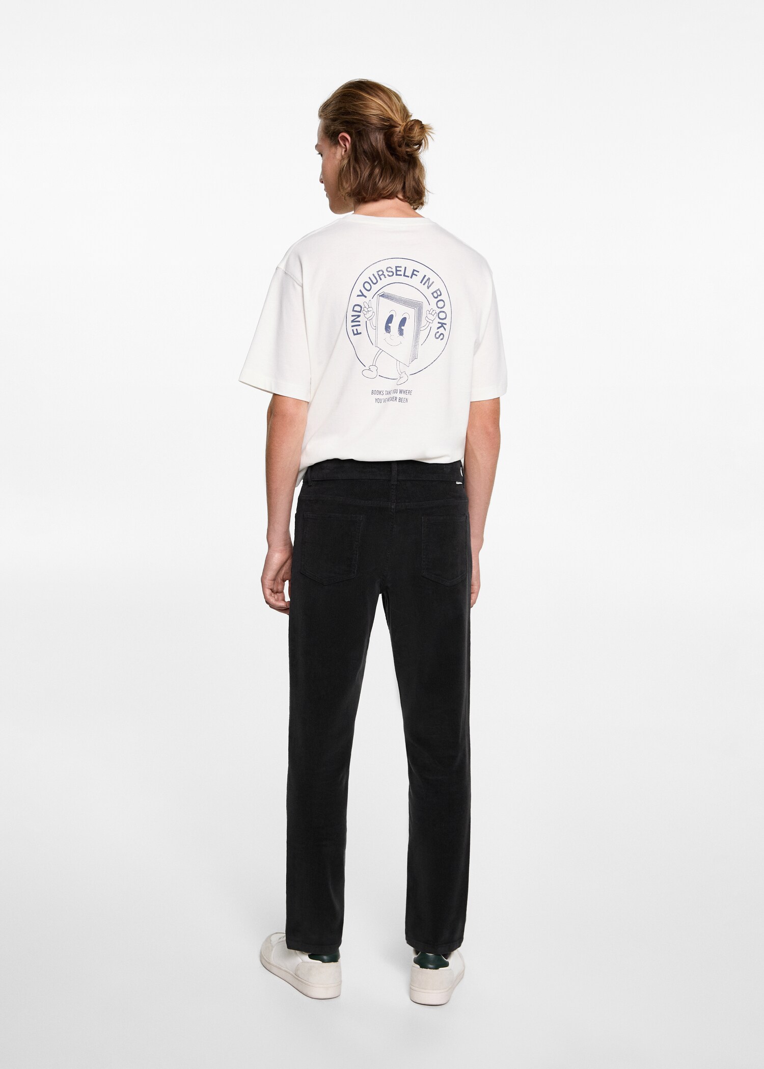 Pantalón slim fit pana - Reverso del artículo