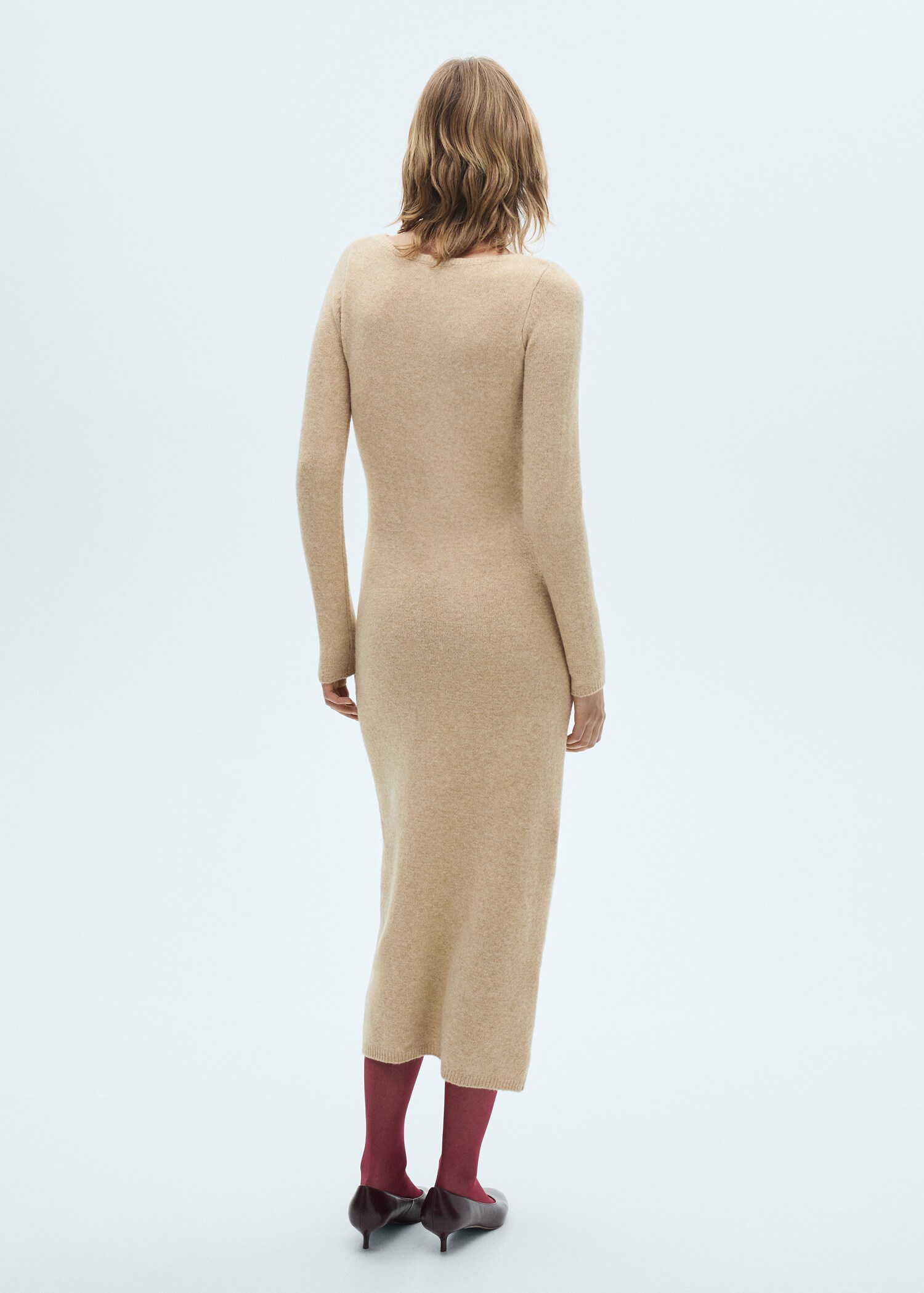 Robe midi maille - Verso de l’article