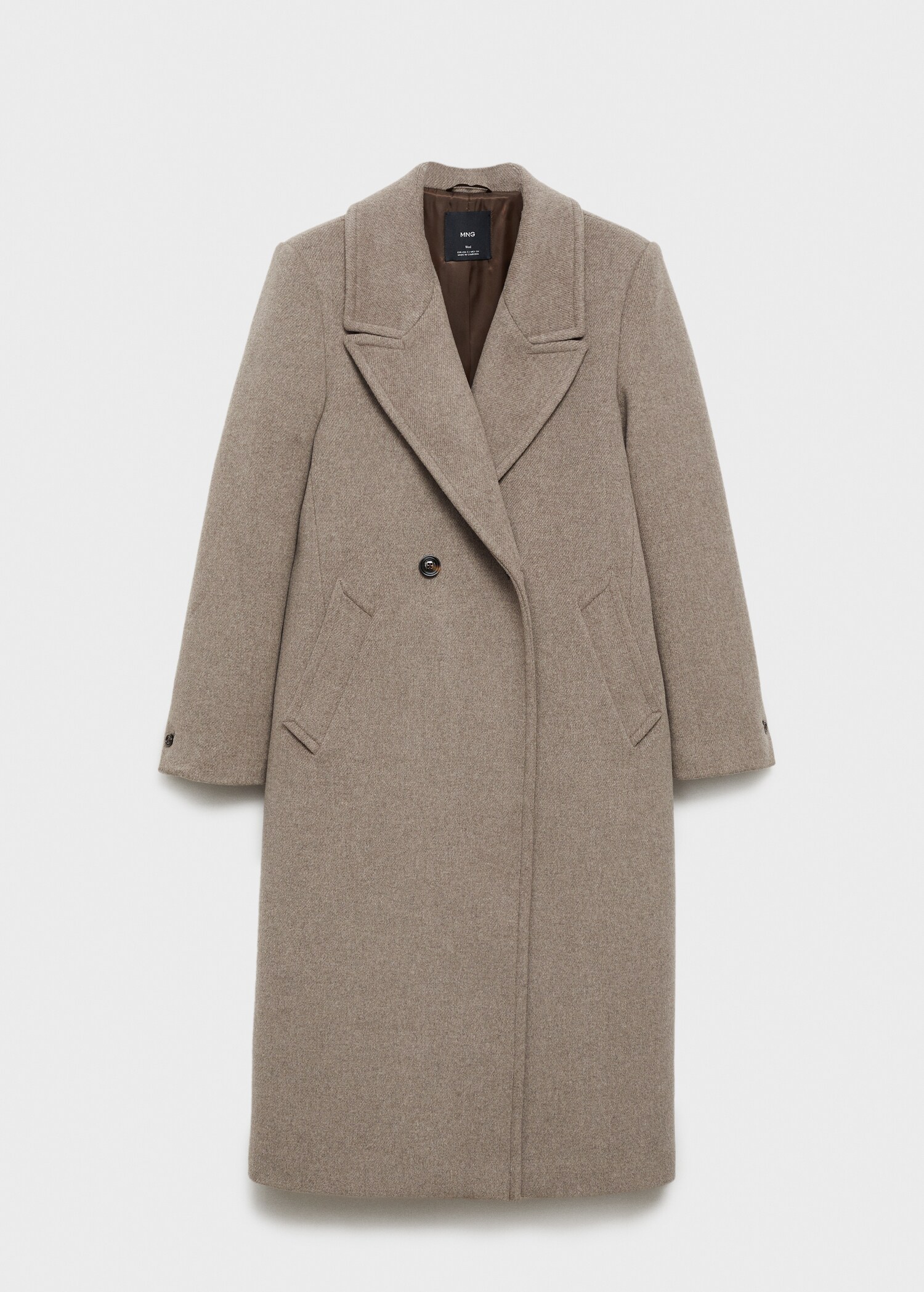 Manteau laine revers - Article sans modèle