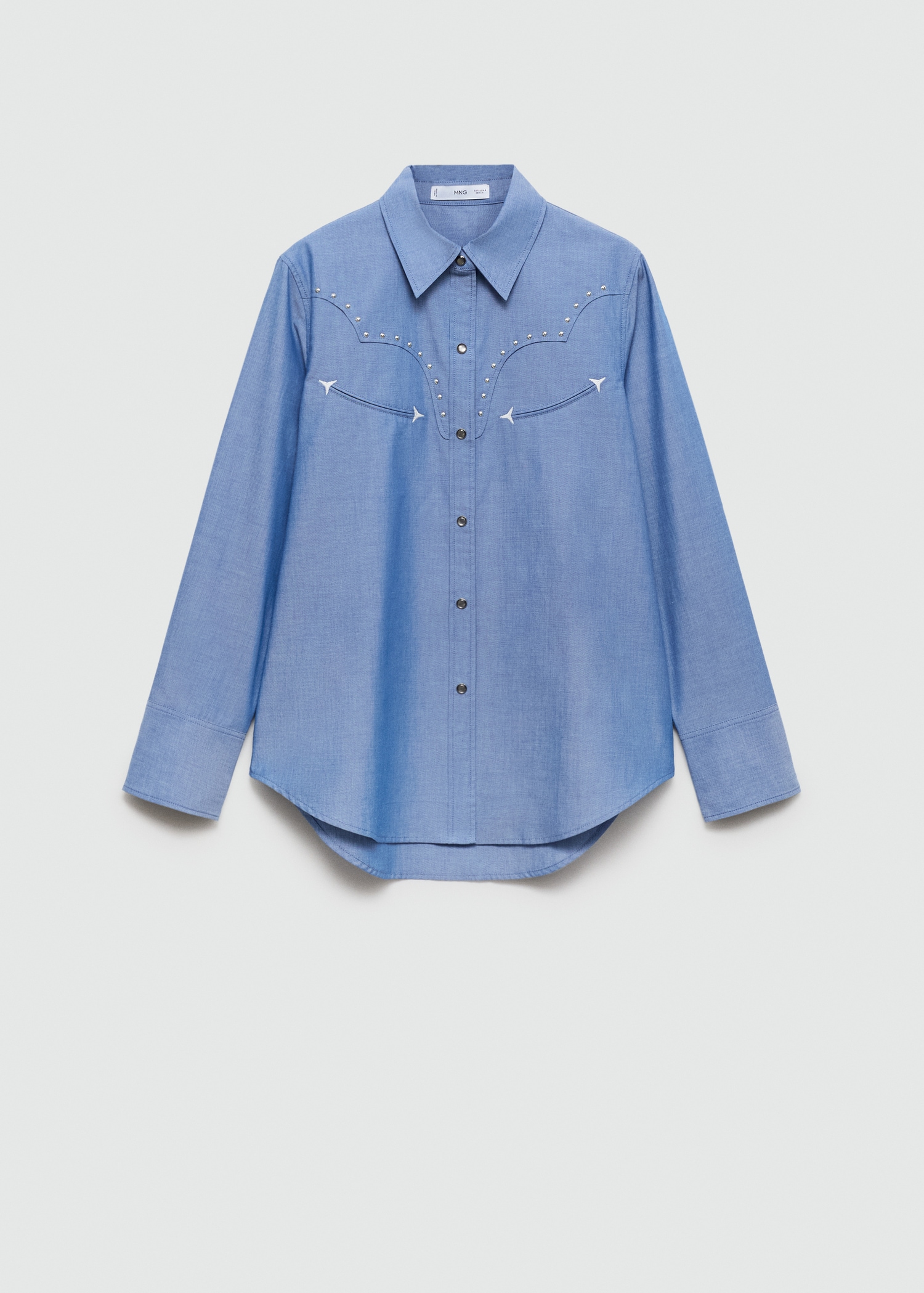 Slim-fit linen polo shirt - Article without model