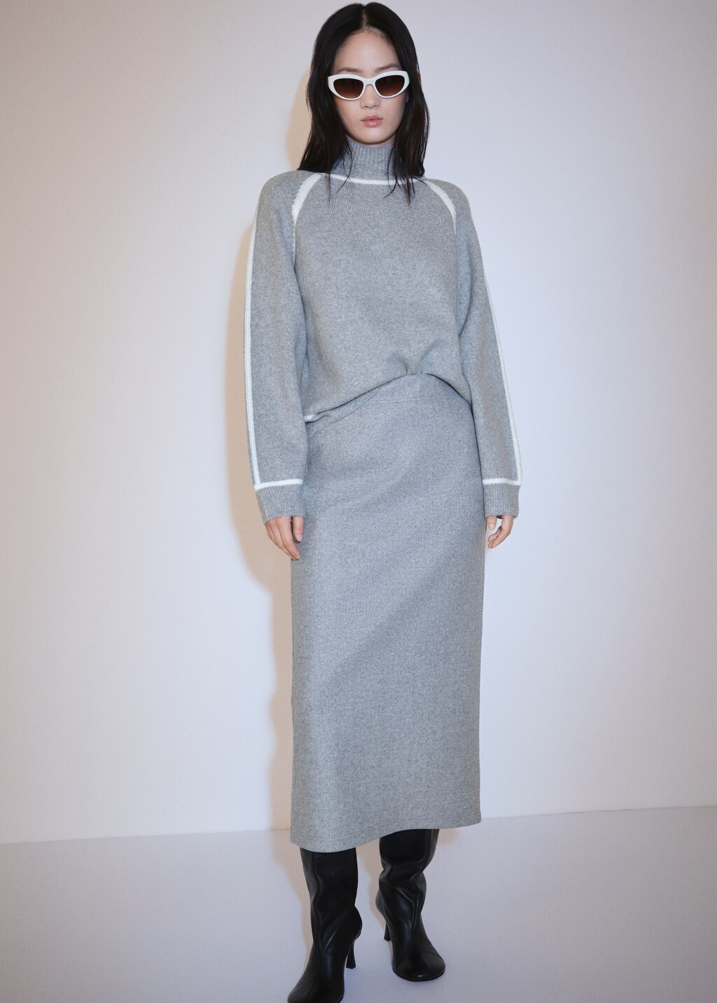 Sweatshirt midi dress hotsell