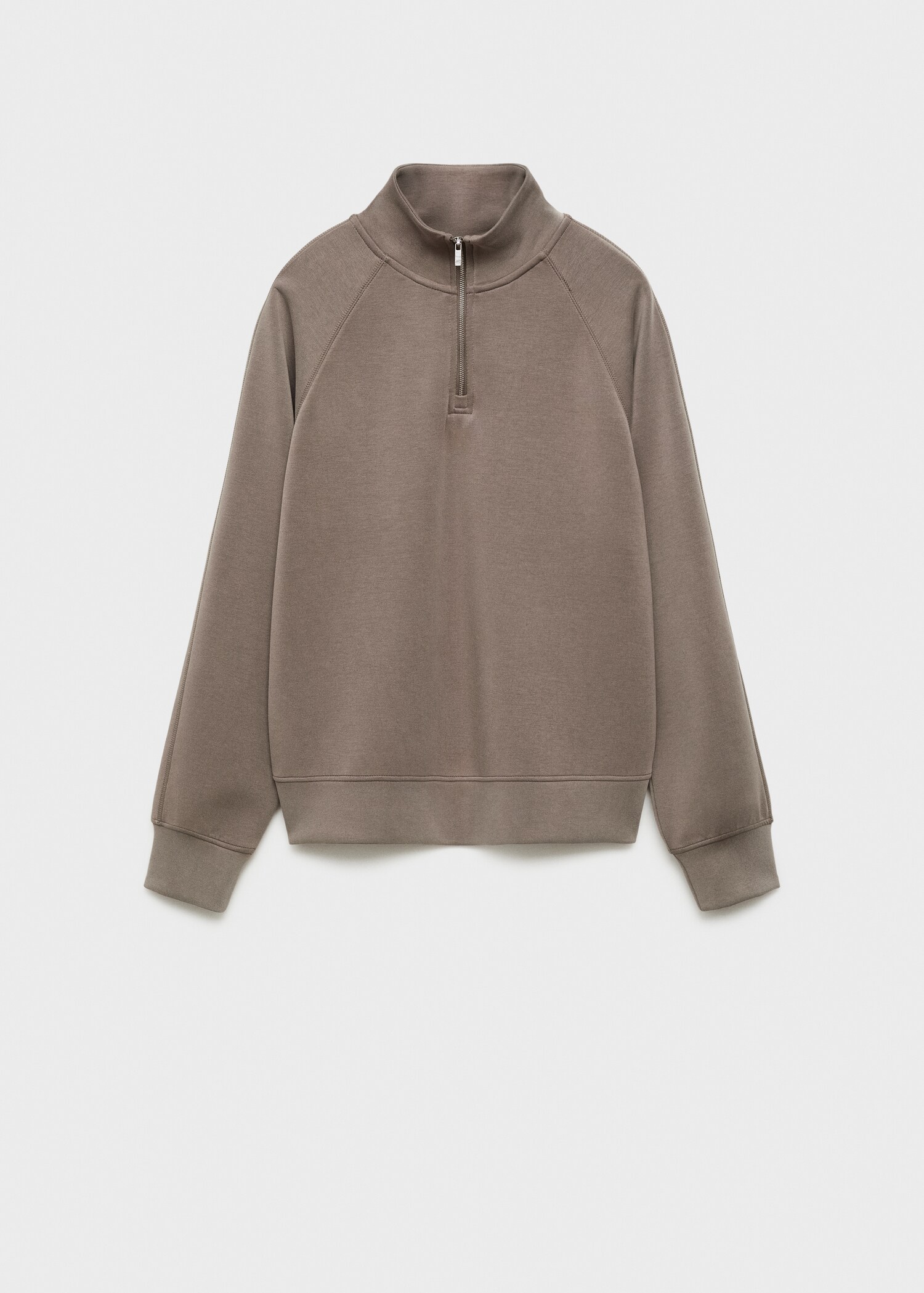 Sweatshirt hög krage dragkedja - Artikel utan modell