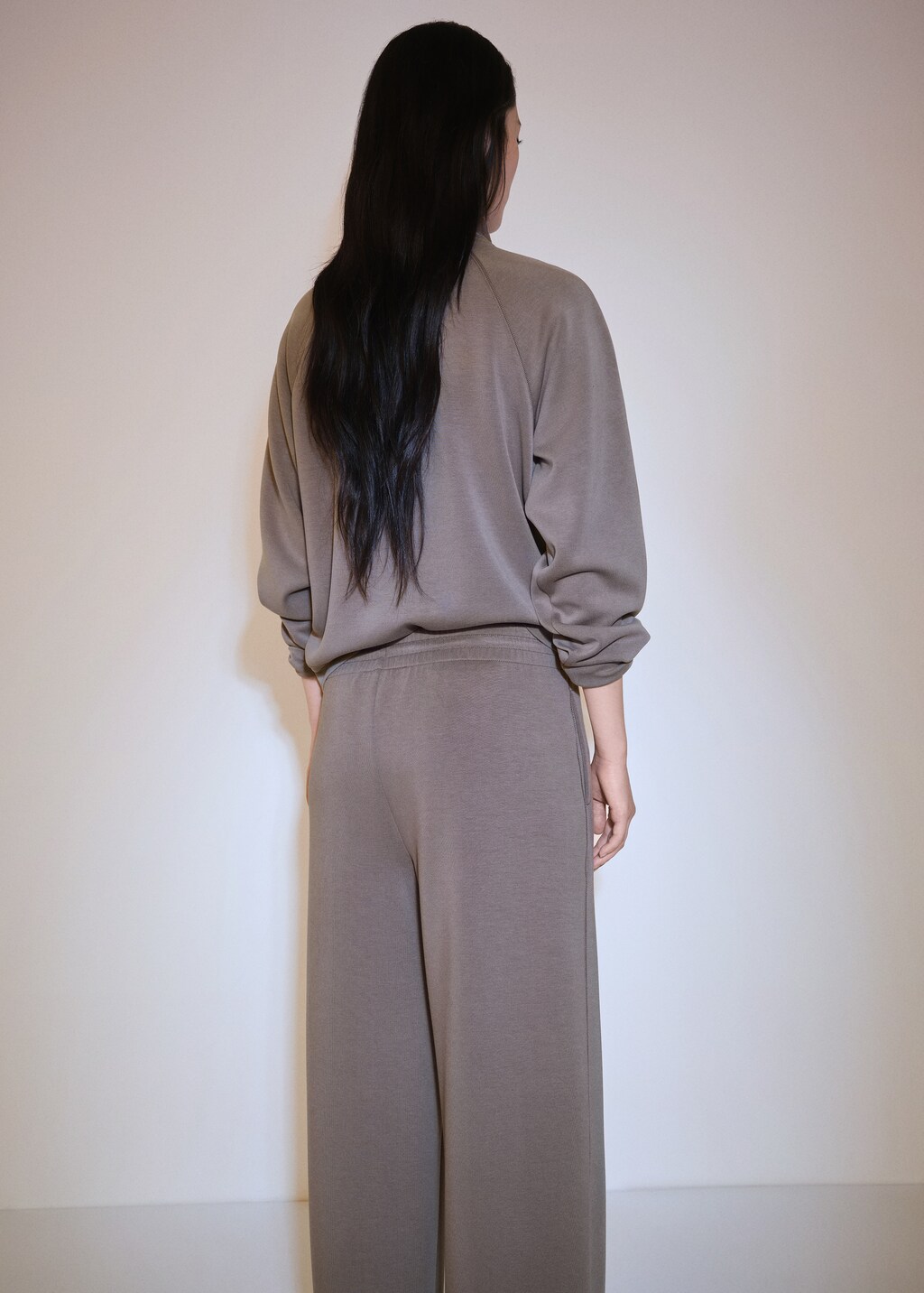 Turtleneck sweatshirt with zip - Women | MANGO USA Turtleneck sweatshirt with zip - Women | MANGO USA