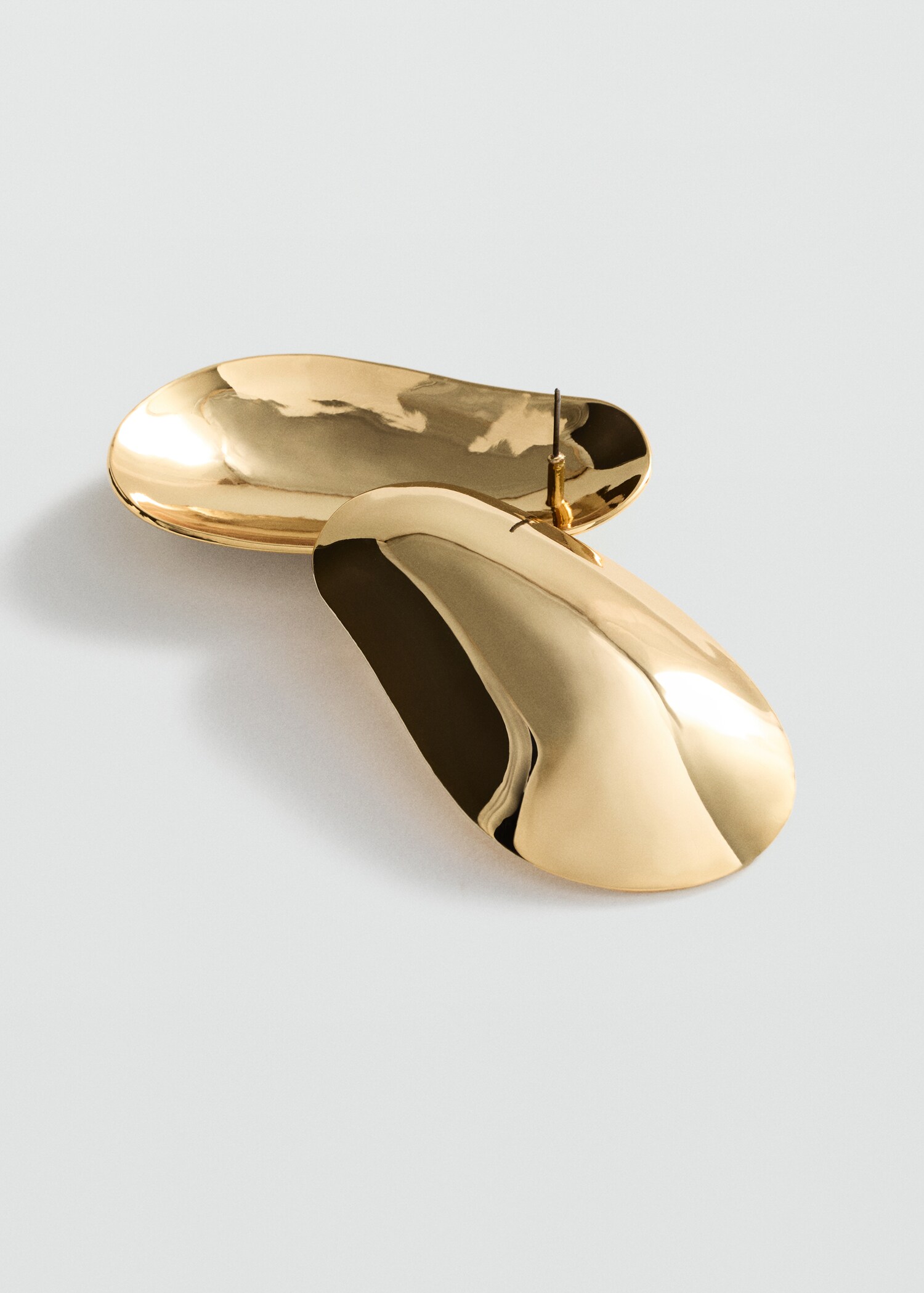 Maxi asymmetrical earrings - Medium plane