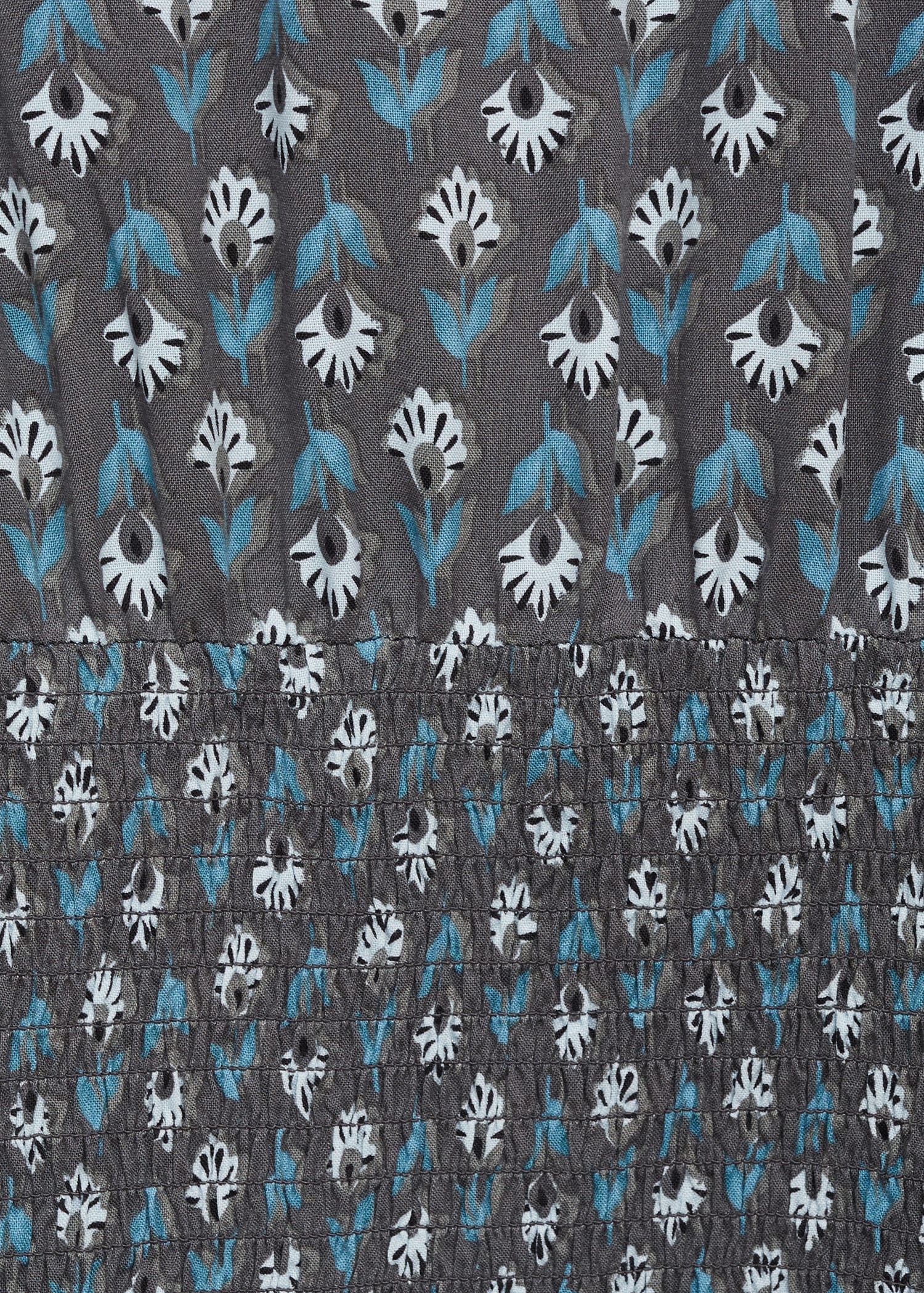 Vestido estampado detalle fruncido - Detalle del artículo 8