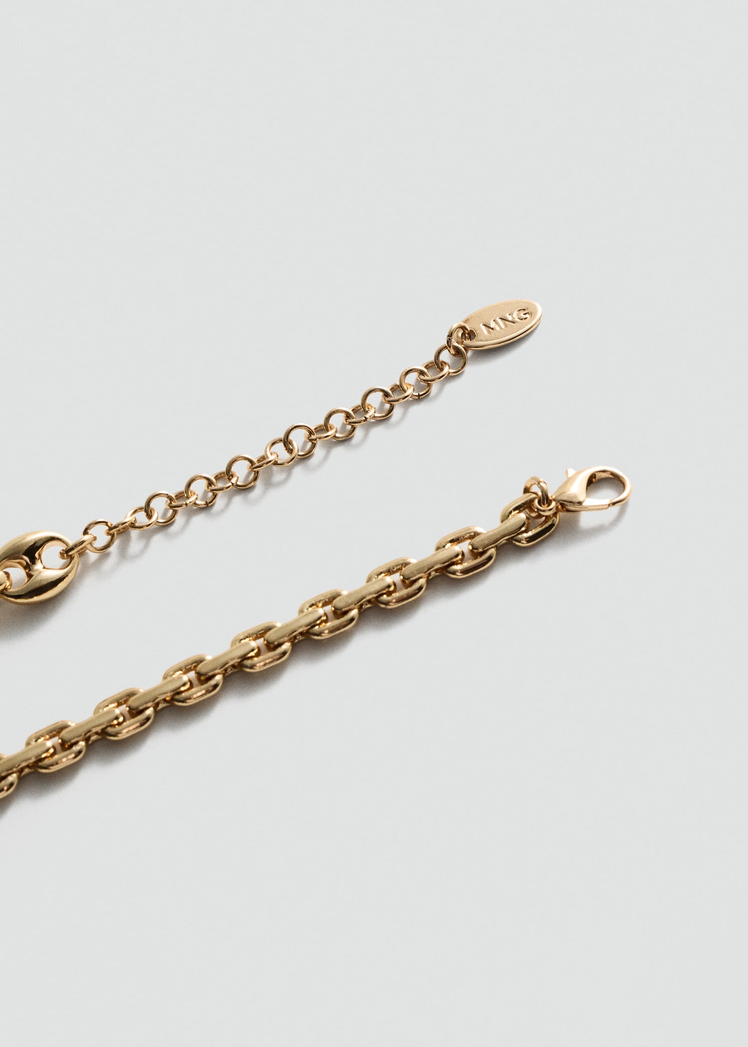 Collier maillons combinés - Plan moyen