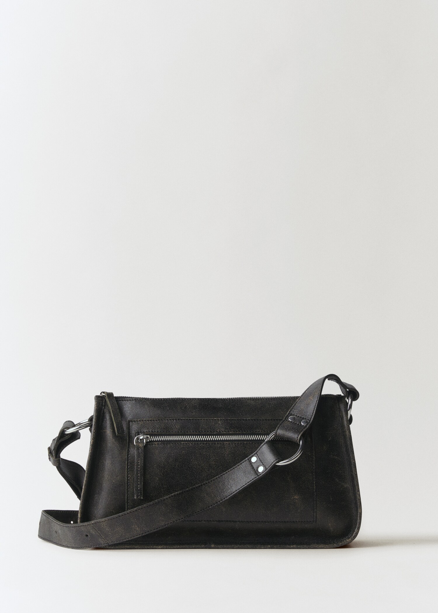 Leather bag with metallic details - Article without model