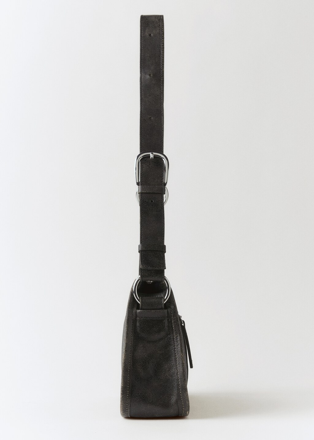 Leather bag with metallic details - image 3