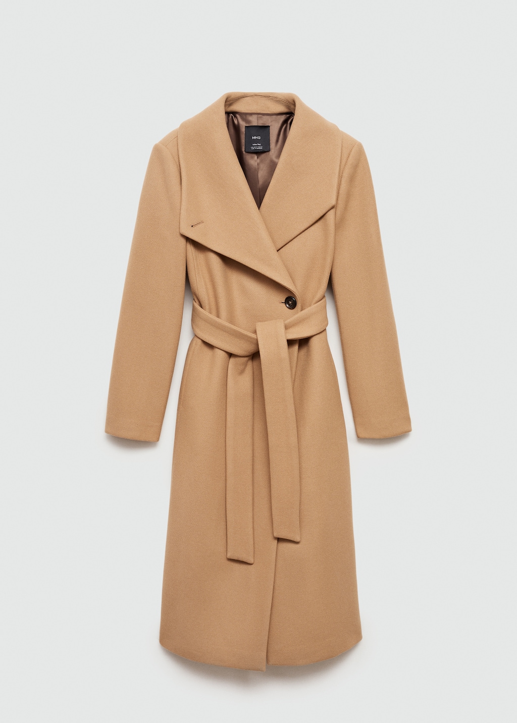 Mango belted wool coat outlet