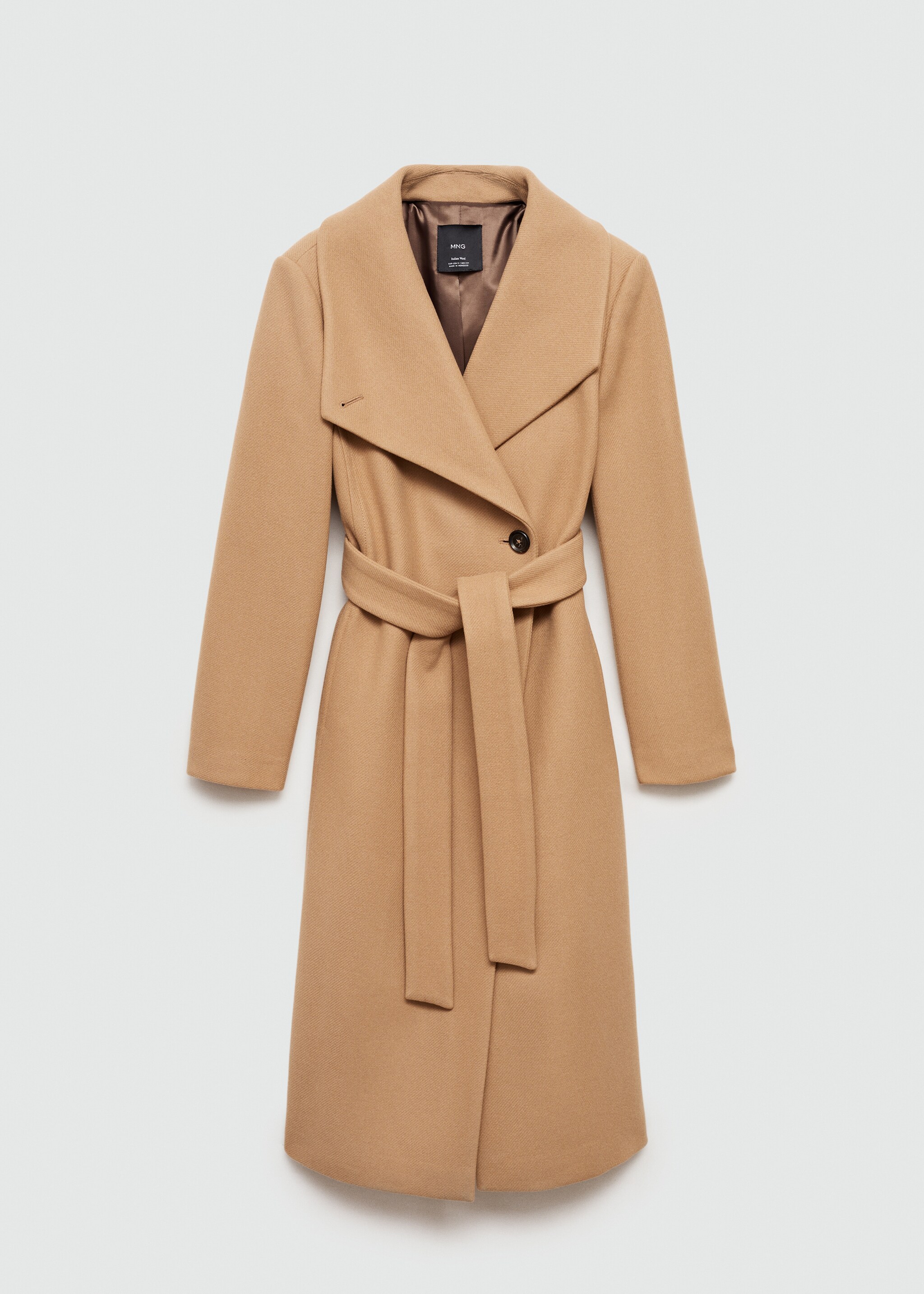 Belted Manteco wool coat - Article without model