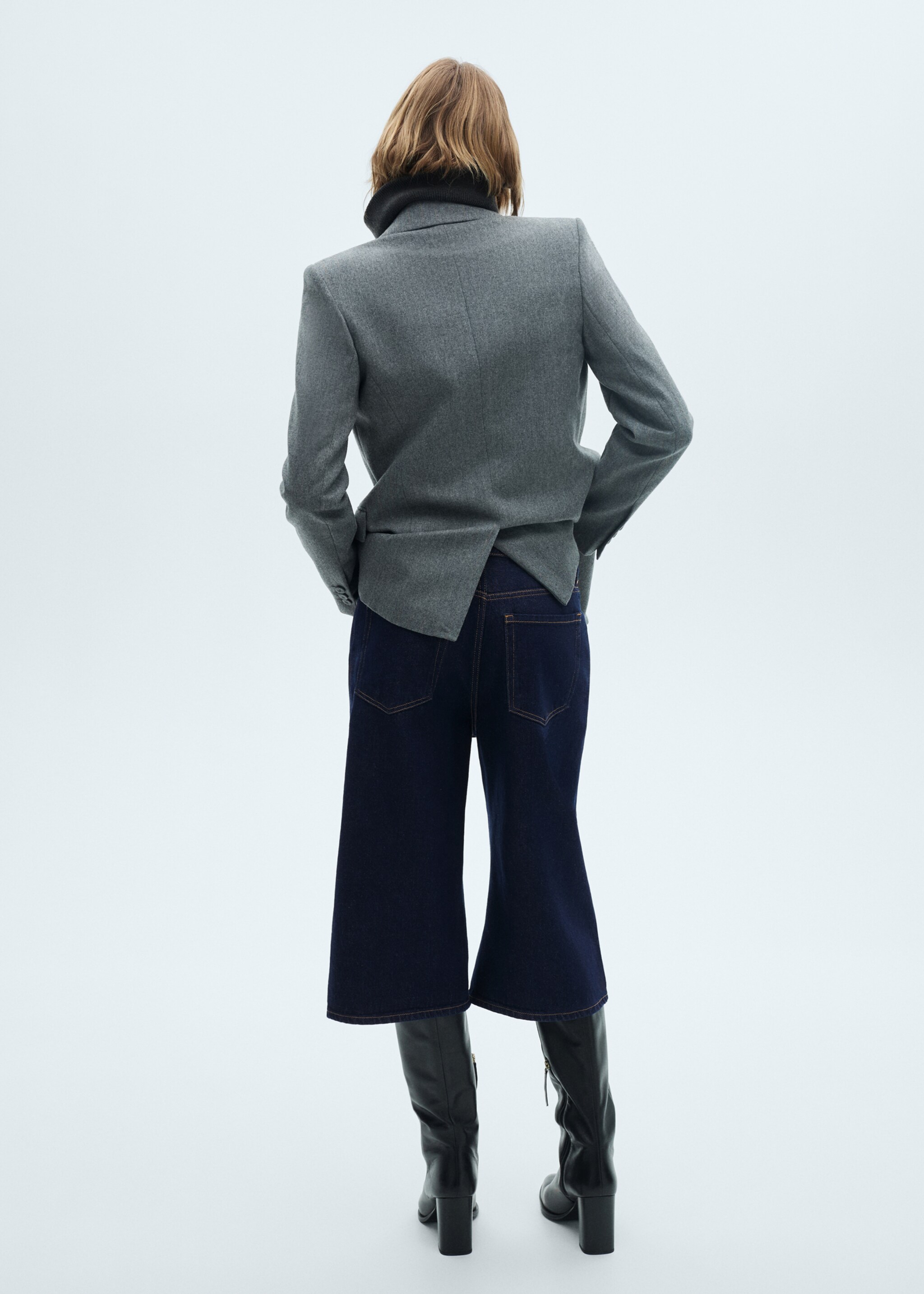 Bermudas vaqueras rinse wash - Reverso del artículo