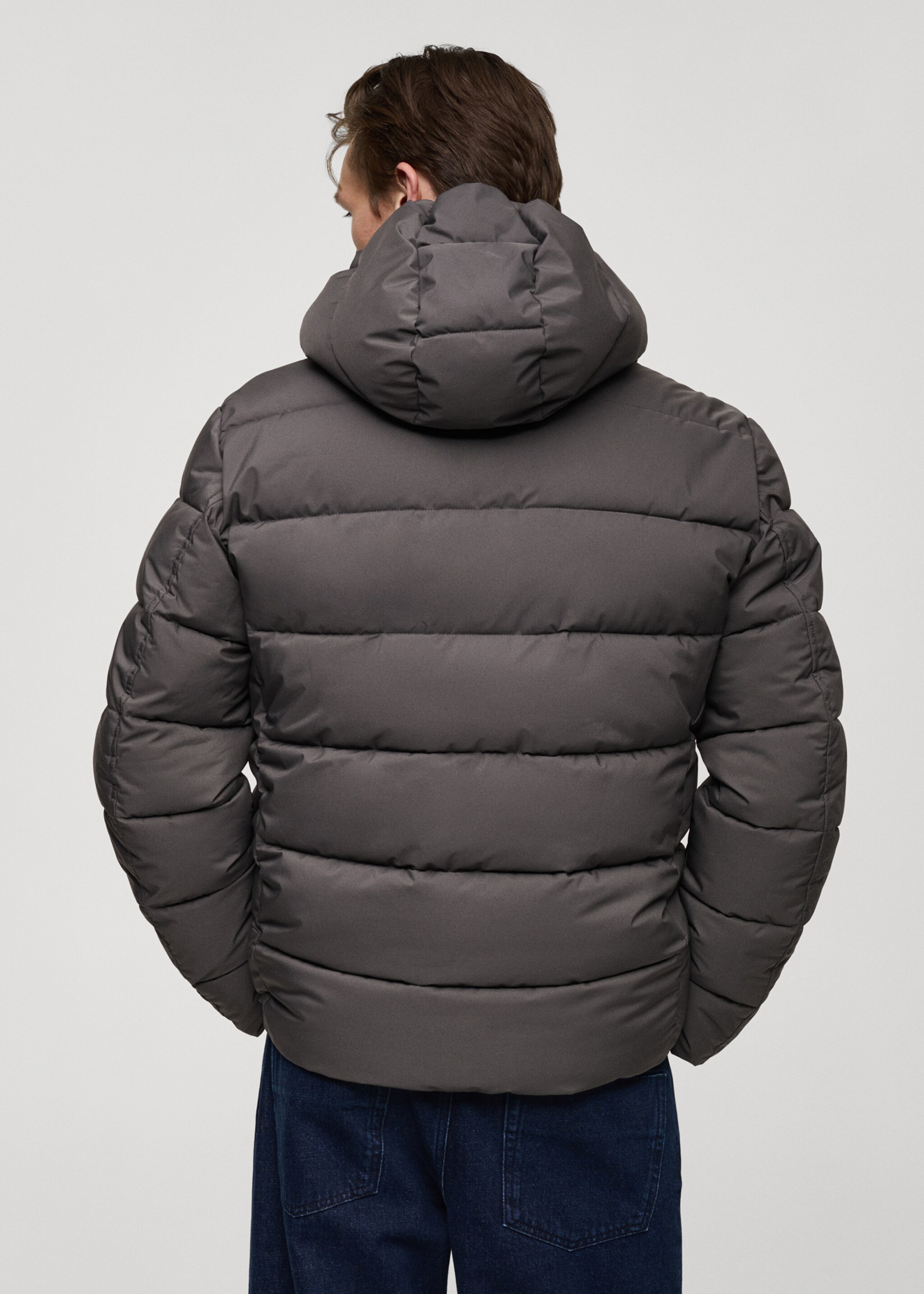 Anorak acolchado impermeable termoregulador - Reverso del artículo