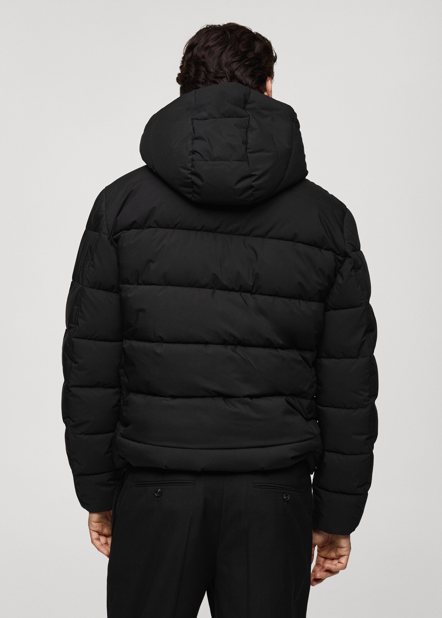 Anorak acolchado impermeable termoregulador - Reverso del artículo