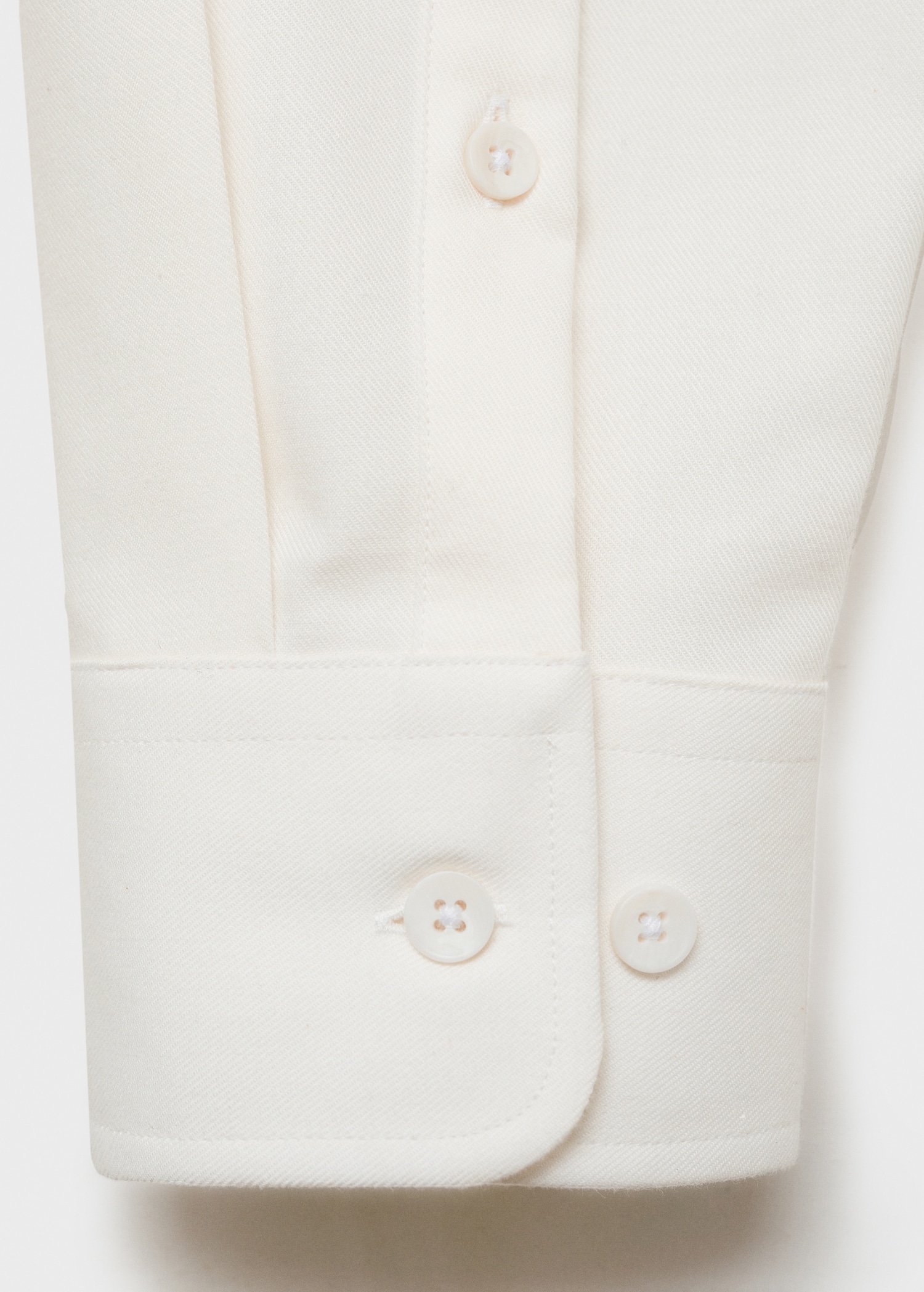Camisa traje cashmere y algodón - Detalle del artículo 0