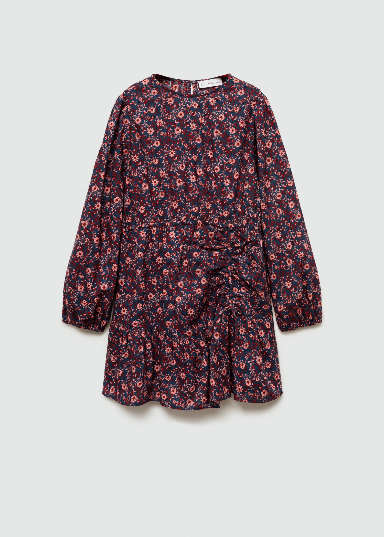 Robe fleurie froncée - Article sans modèle
