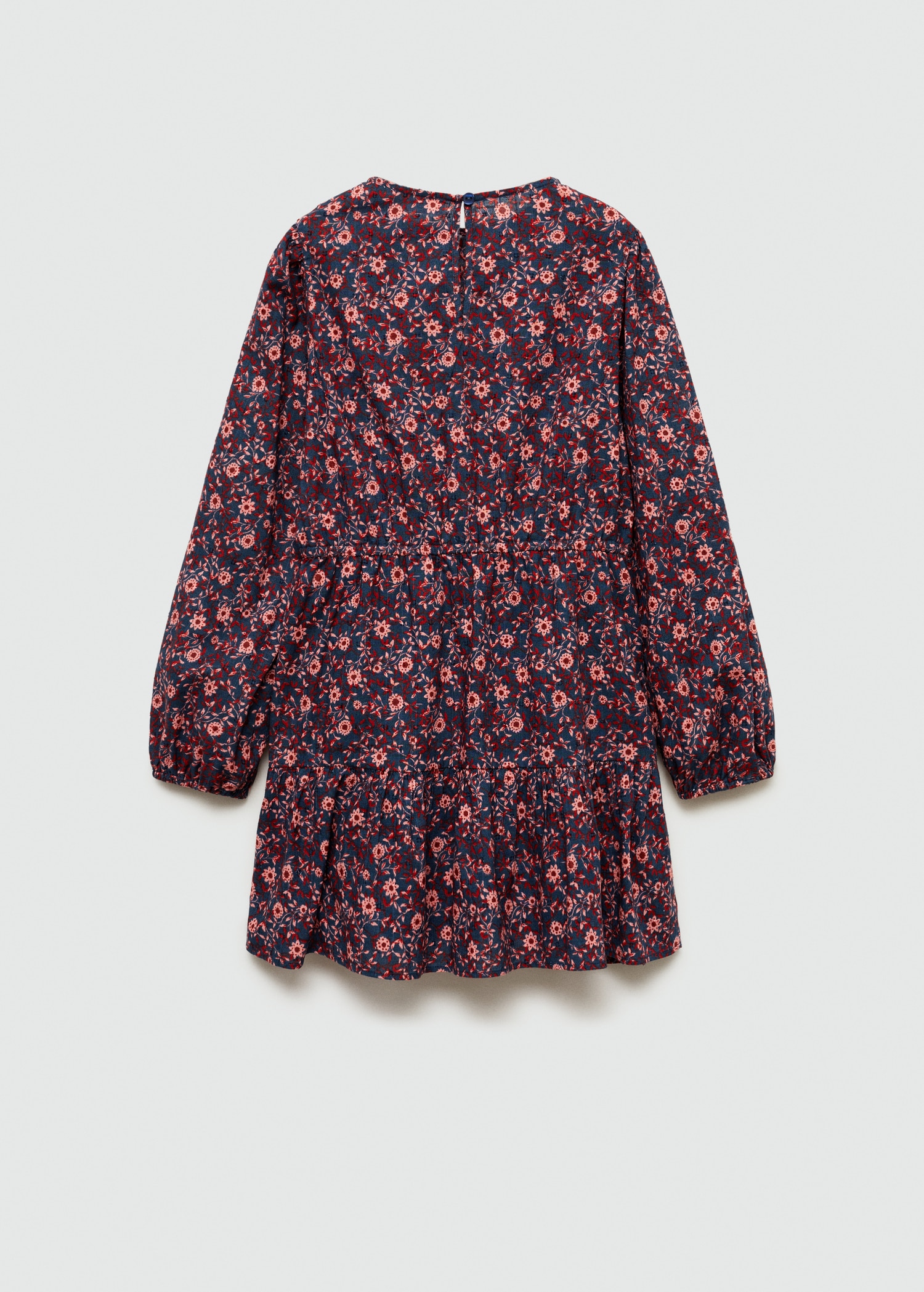 Robe fleurie froncée - Verso de l’article