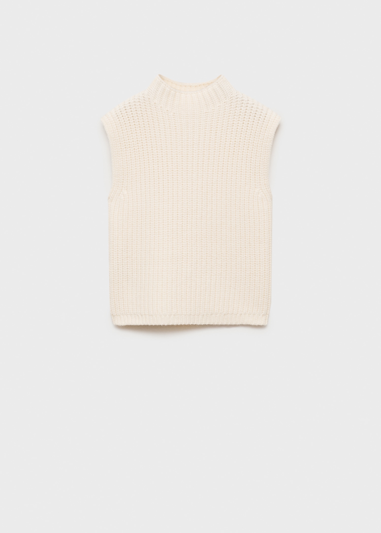 Gilet maille col montant - Article sans modèle