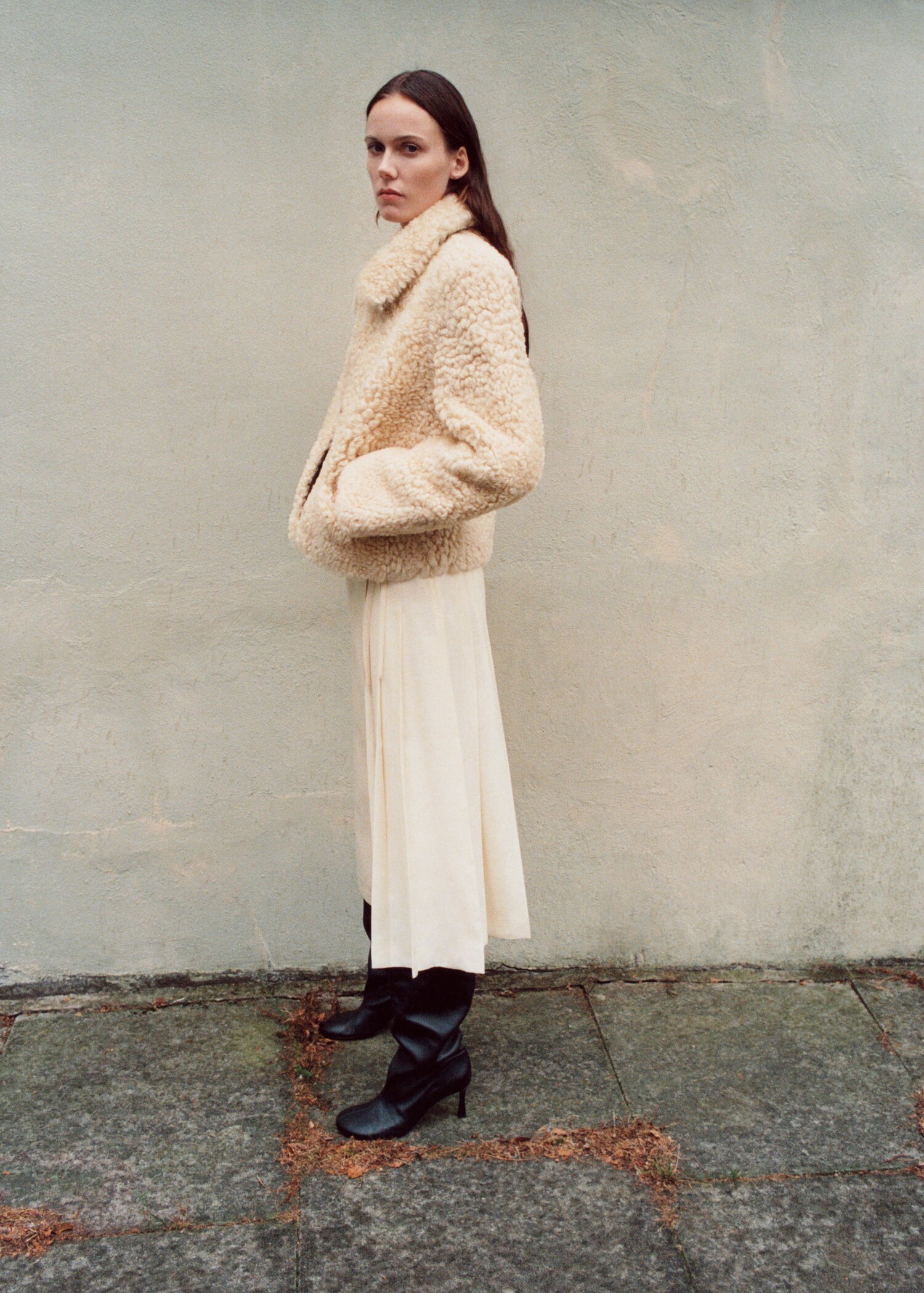 Manteau cuir mouton retourné - Détail de l'article 7