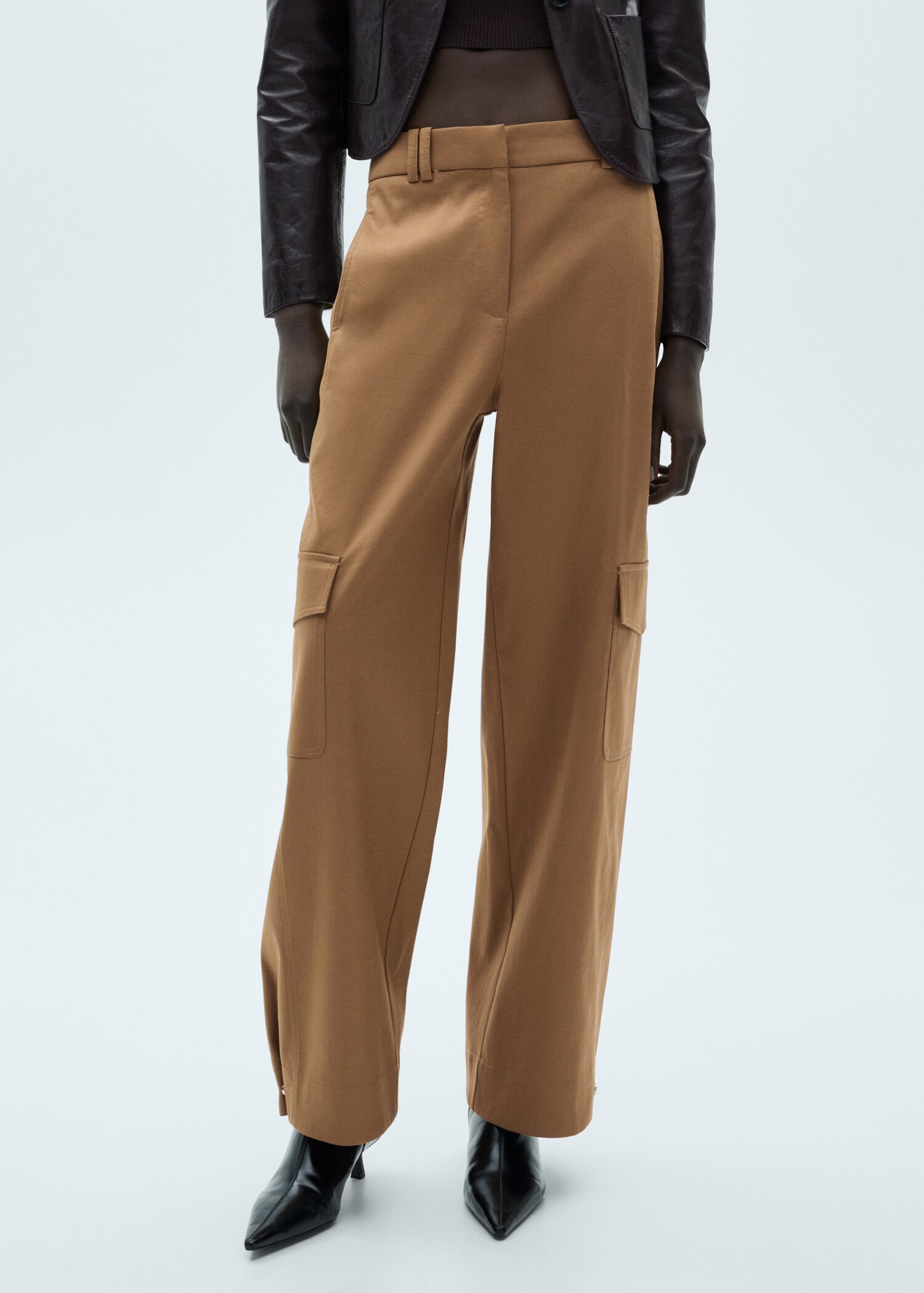 Pantalon cargo coton - Plan moyen
