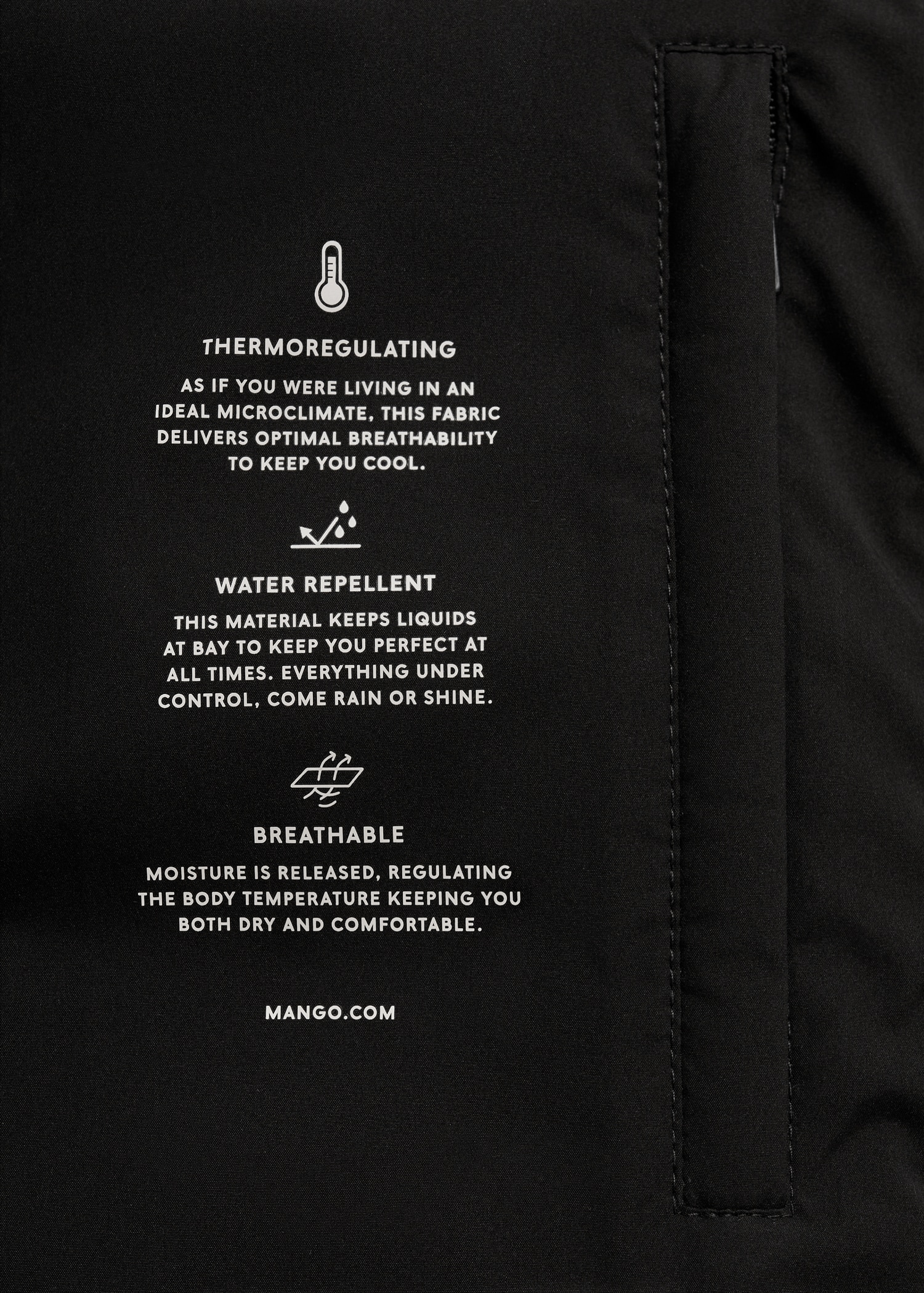 Hood quilted coat - Details of the article 0